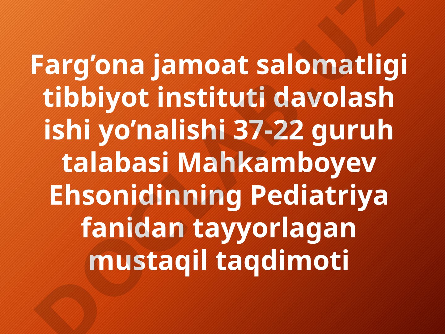 Surunkali Enterokolit Etiologiyasi va patogenezi