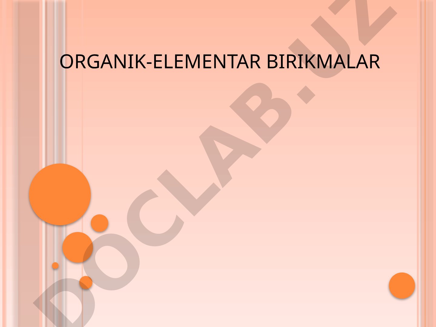 Organik-elementar birikmalar