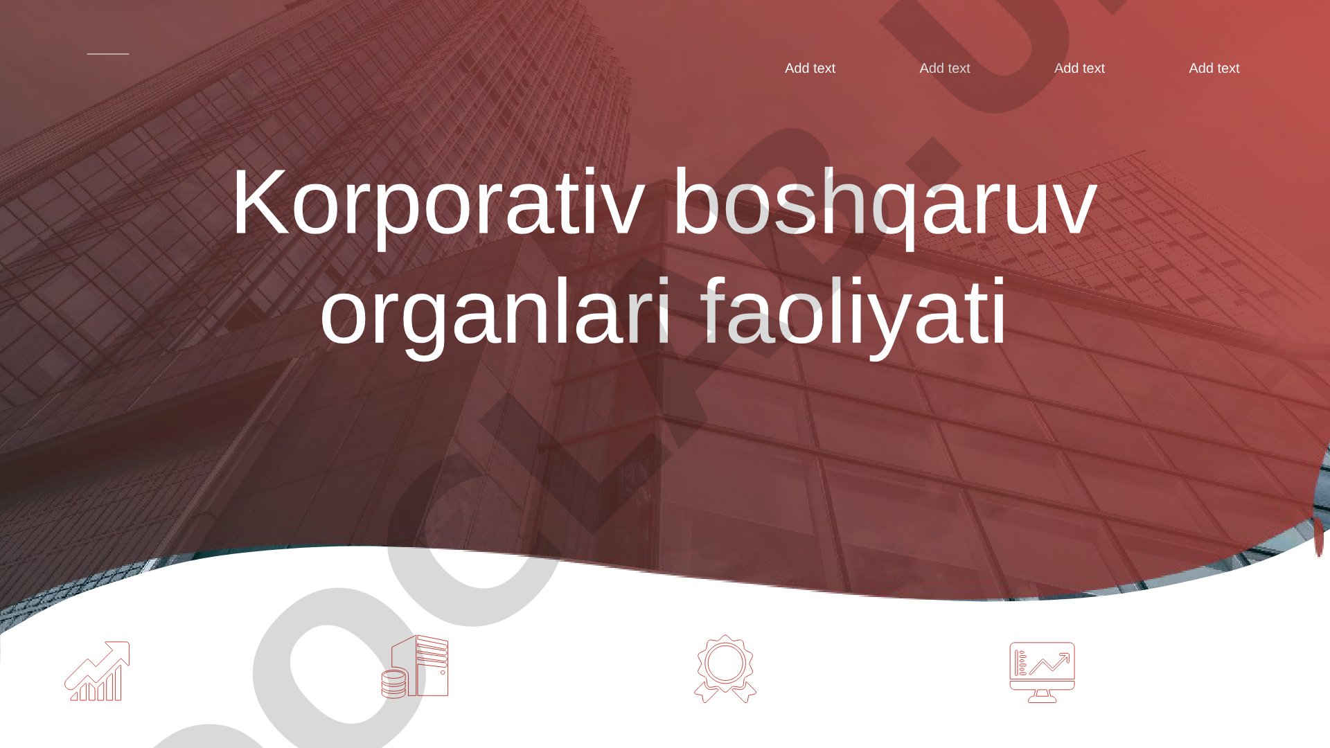Korporativ boshqaruv organlari faoliyati