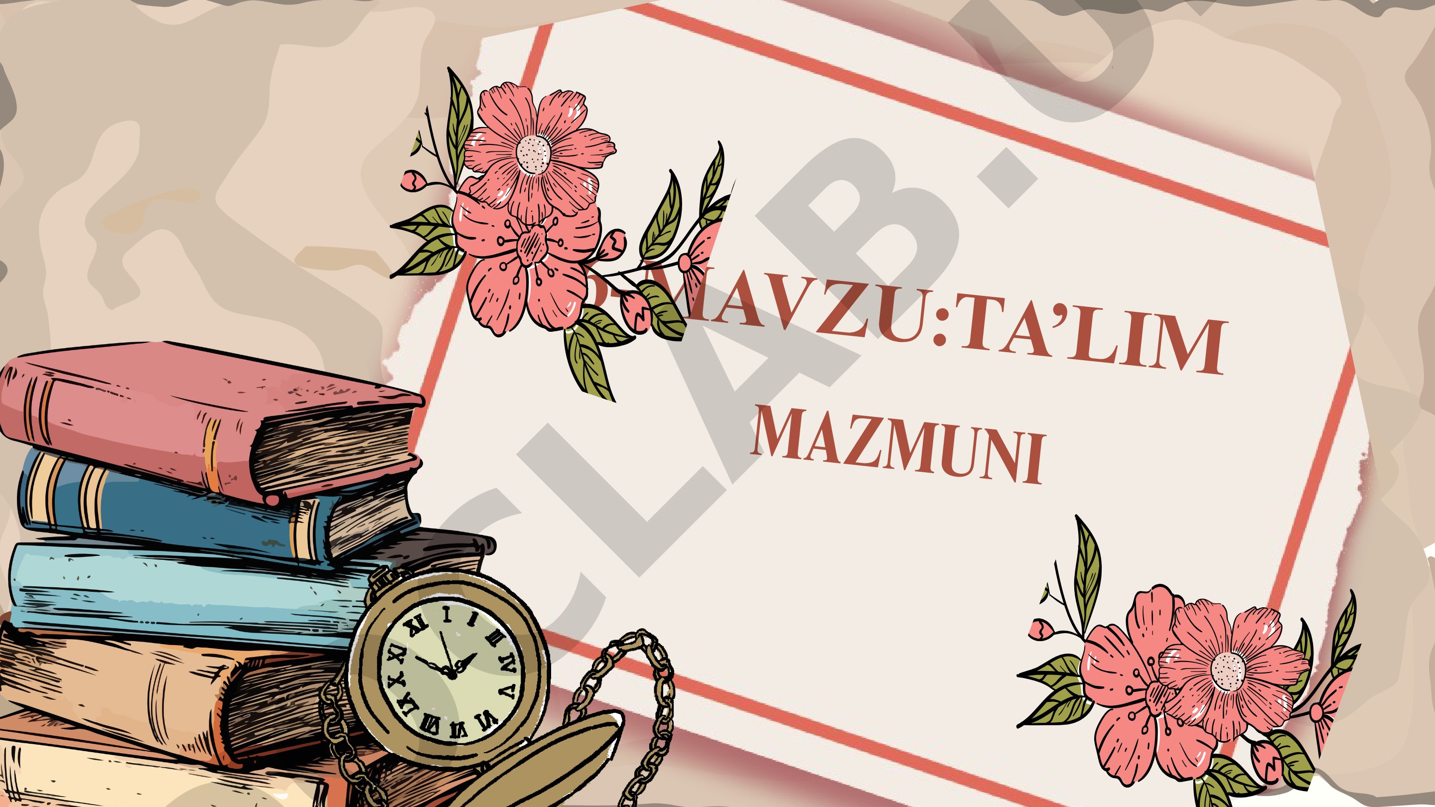 Ta’lim mazmuni