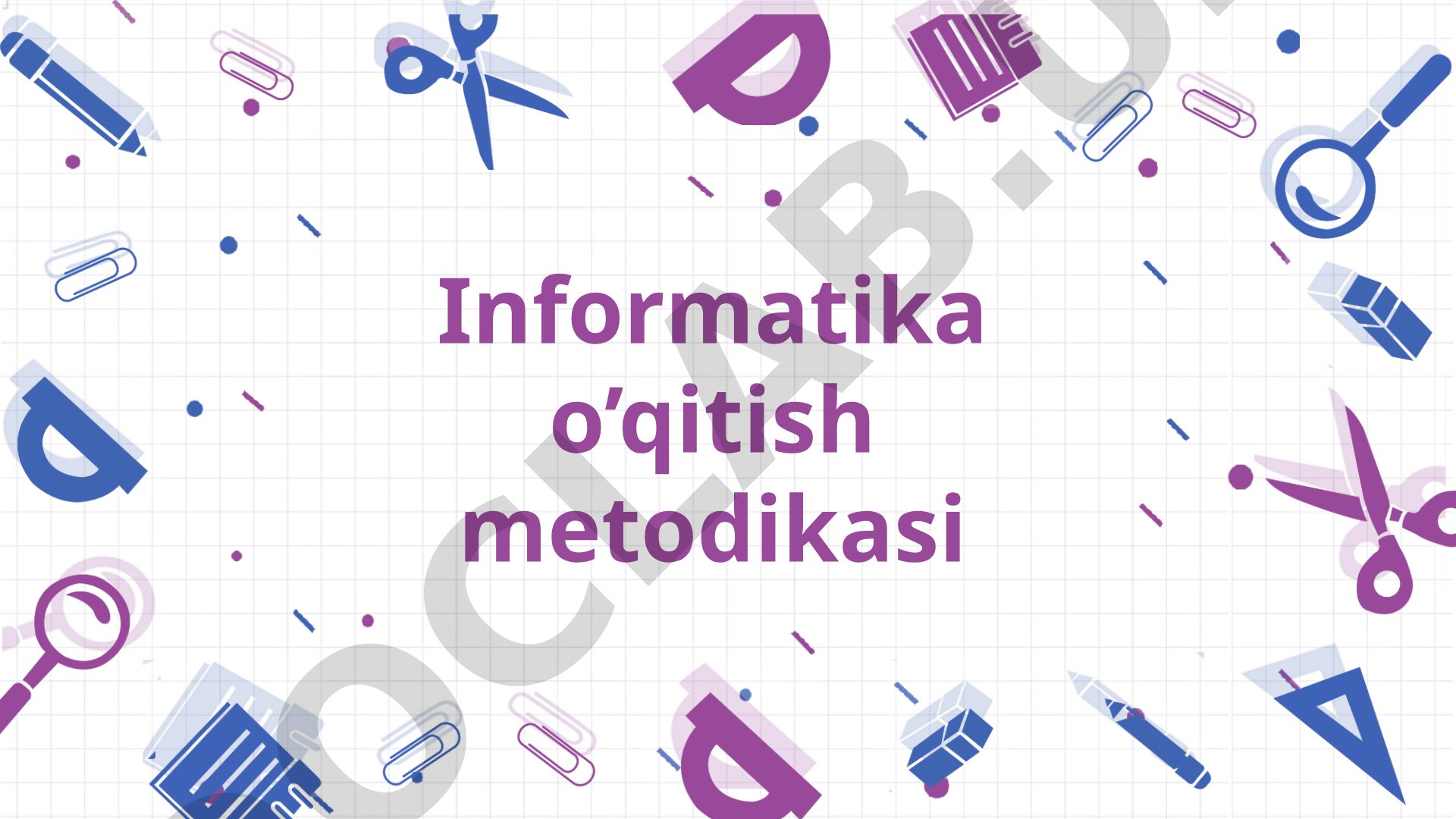 Didaktik tamoyillar va ularning tasnifi