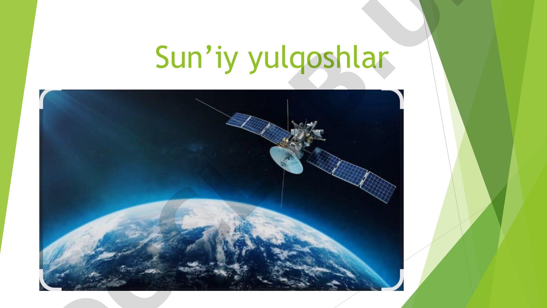 Sun'iy yo'ldoshlar fizikasi