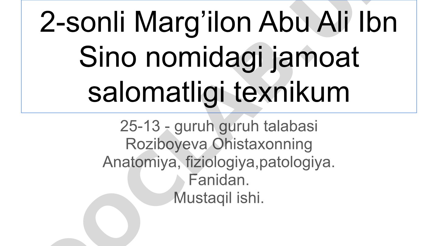 1. Qalqonsimon bez (Thyroid bez). 2. Qalqon oldi bezlar (Parathyroid bezlar). 3. Ayrisimon bez (Timus)