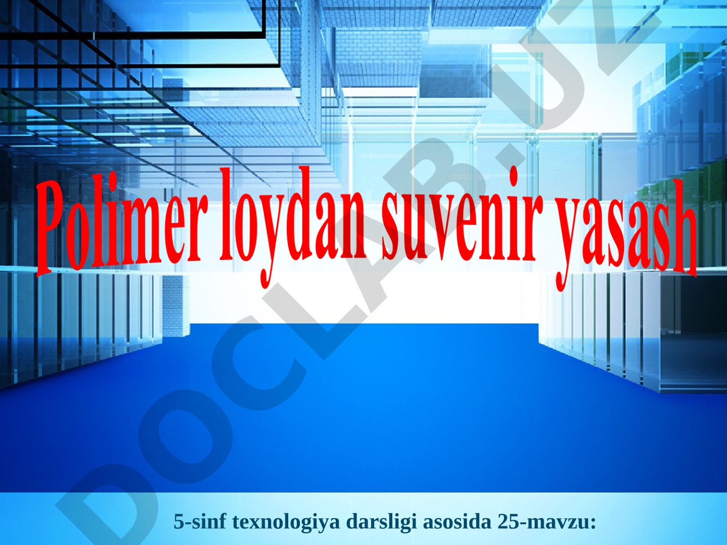 Polimer loyini tayyorlash va undan brelok yasash
