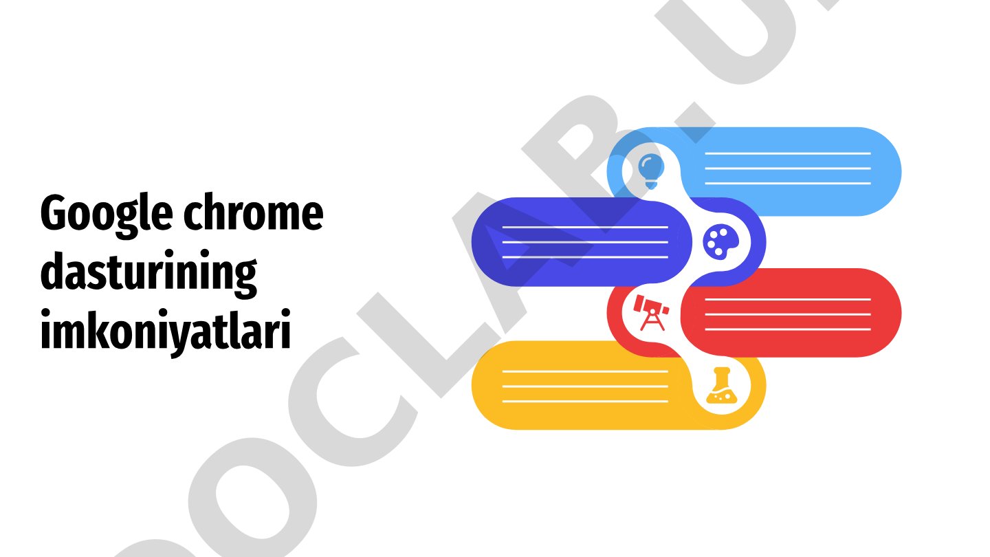 Google Chrome dasturining imkoniyatlari