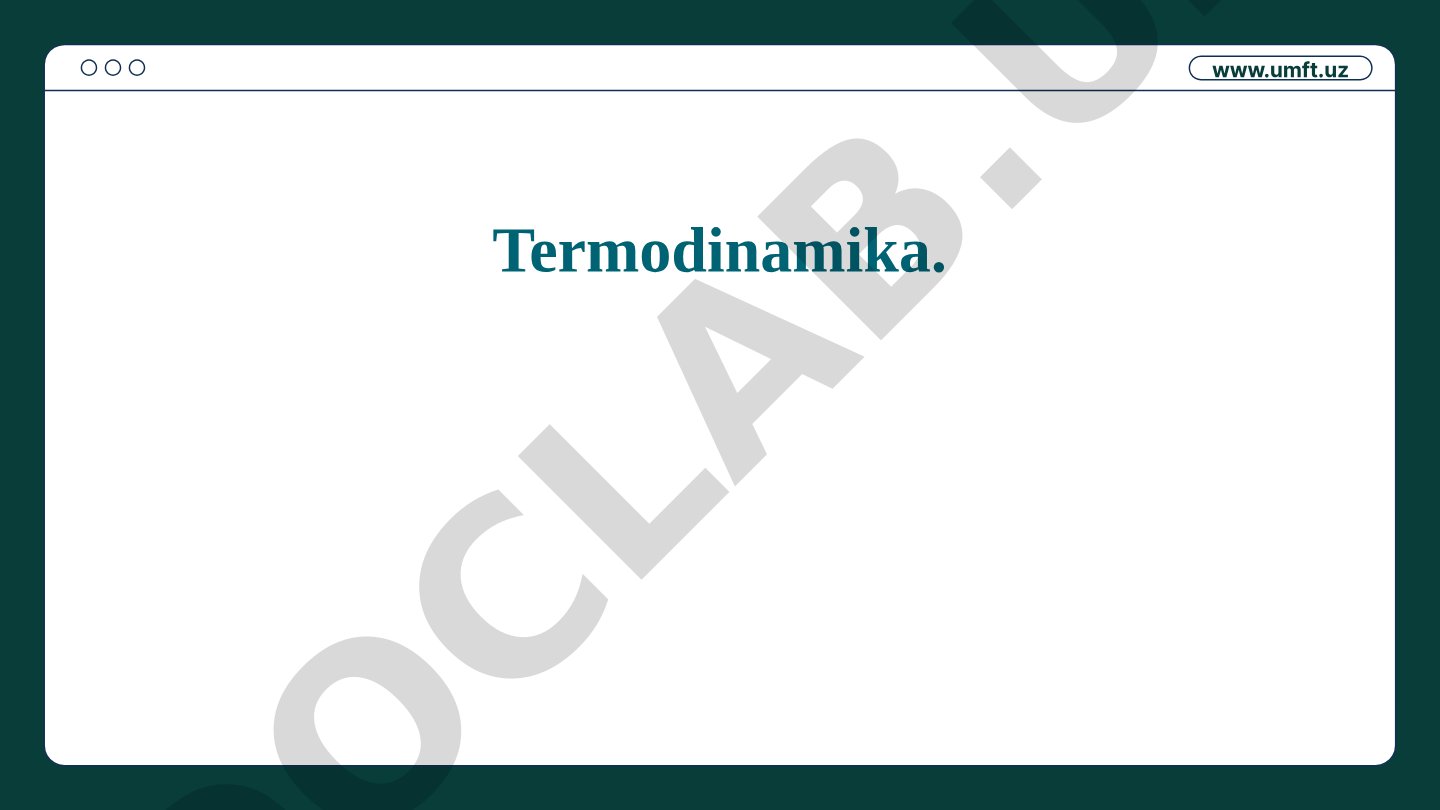 Termodinamika