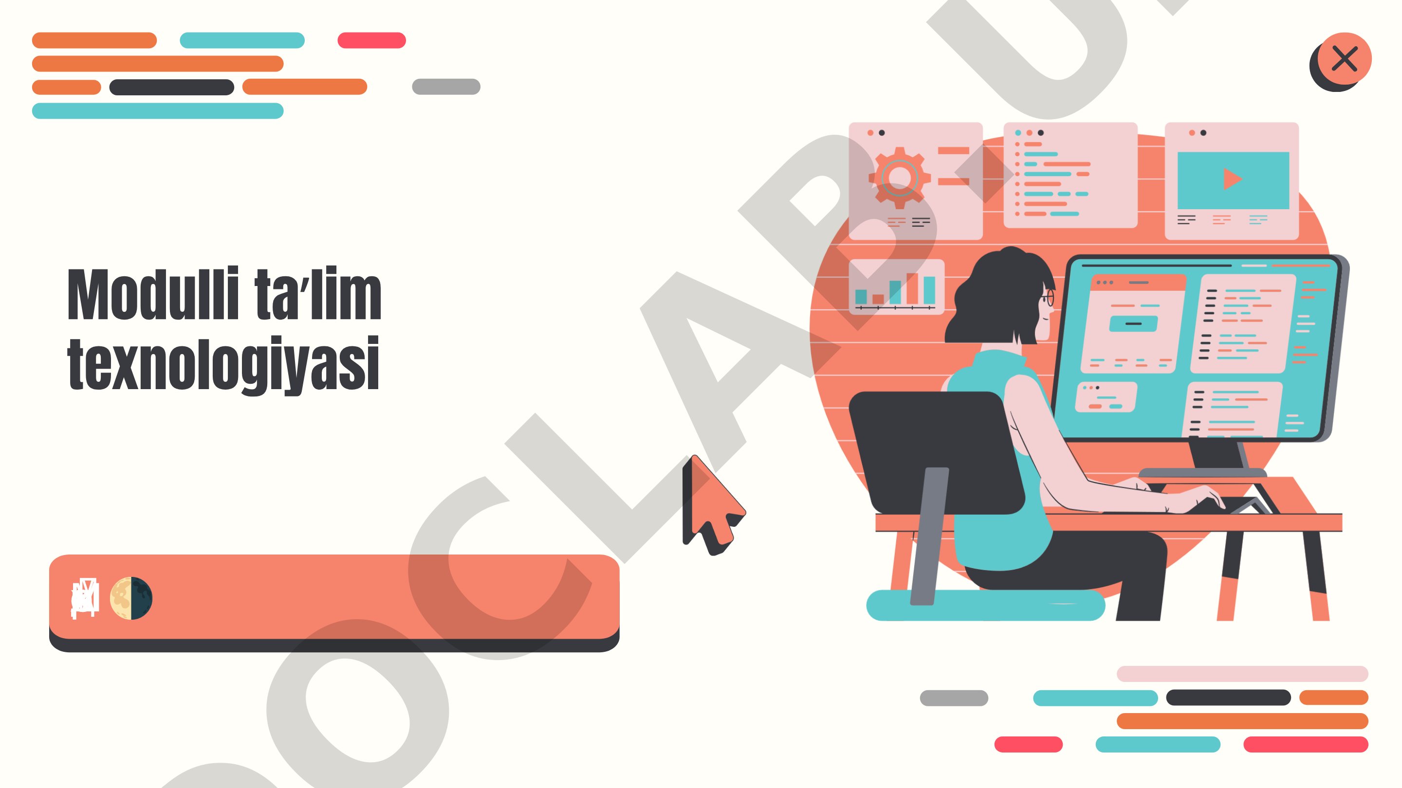 Modulli taʼlim texnologiyasi, modul tuzilmasi va natijalarni baholash usullari haqida