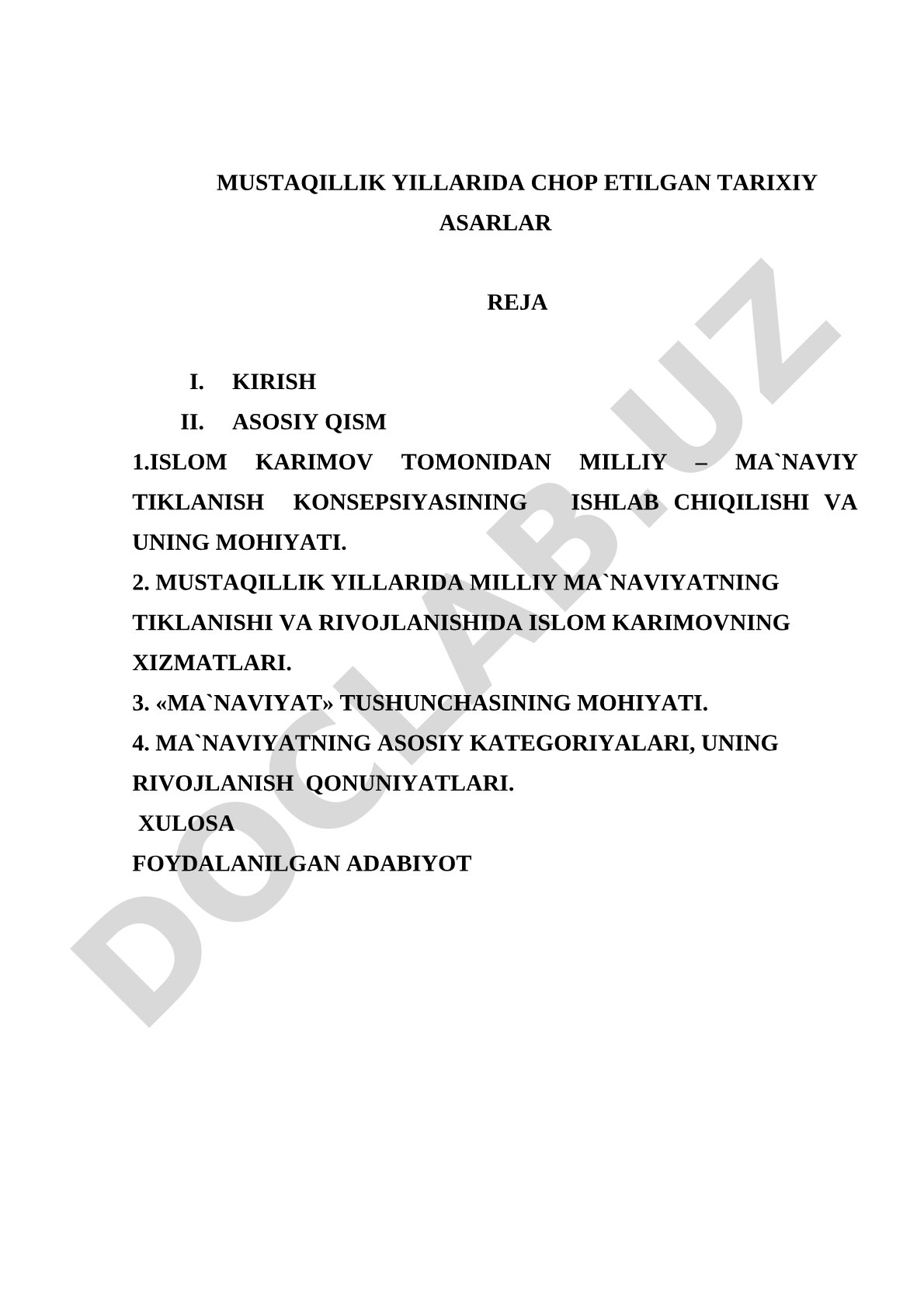 Mustaqillik yillarida chop etilgan tarixiy asarlar