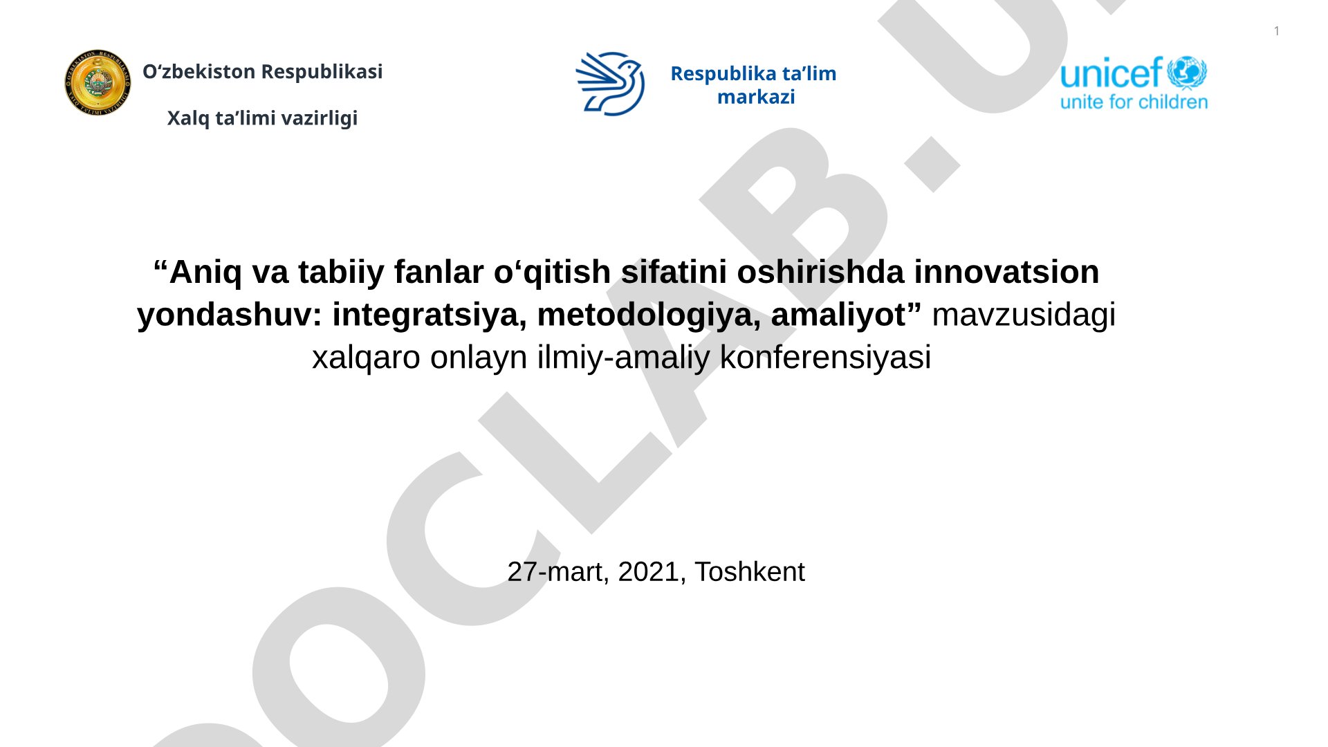 Aniq va tabiiy fanlar o‘qitish sifatini oshirishda innovatsion yondashuv: integratsiya, metodologiya, amaliyot
