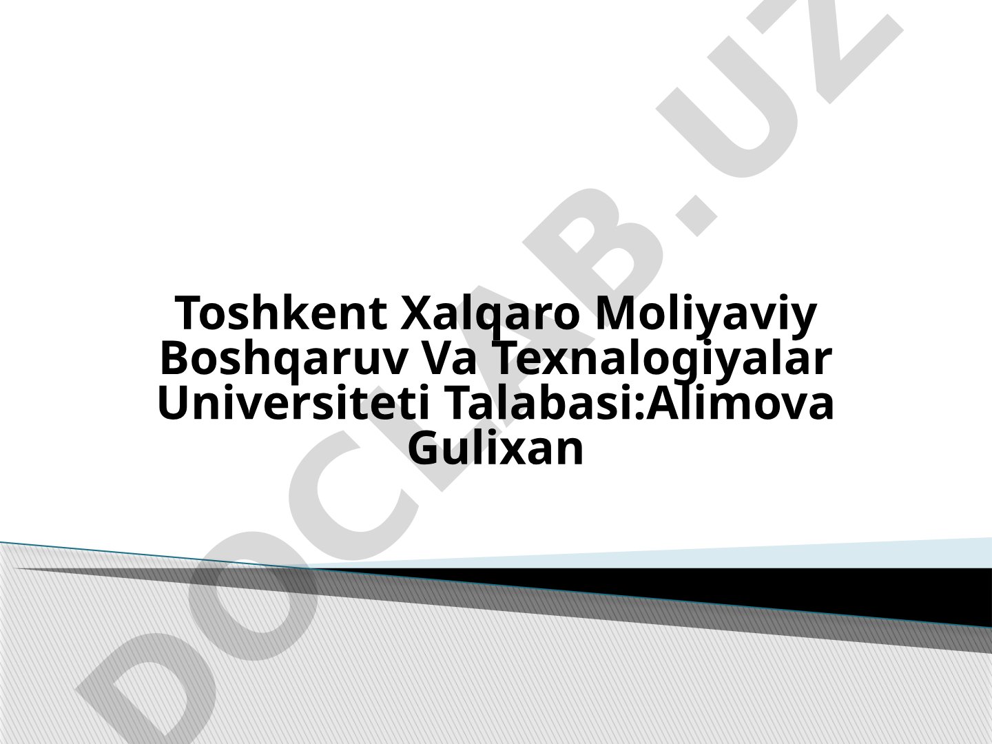 Turizm va Sayohat Sohasida Axborot Texnalogiyalari
