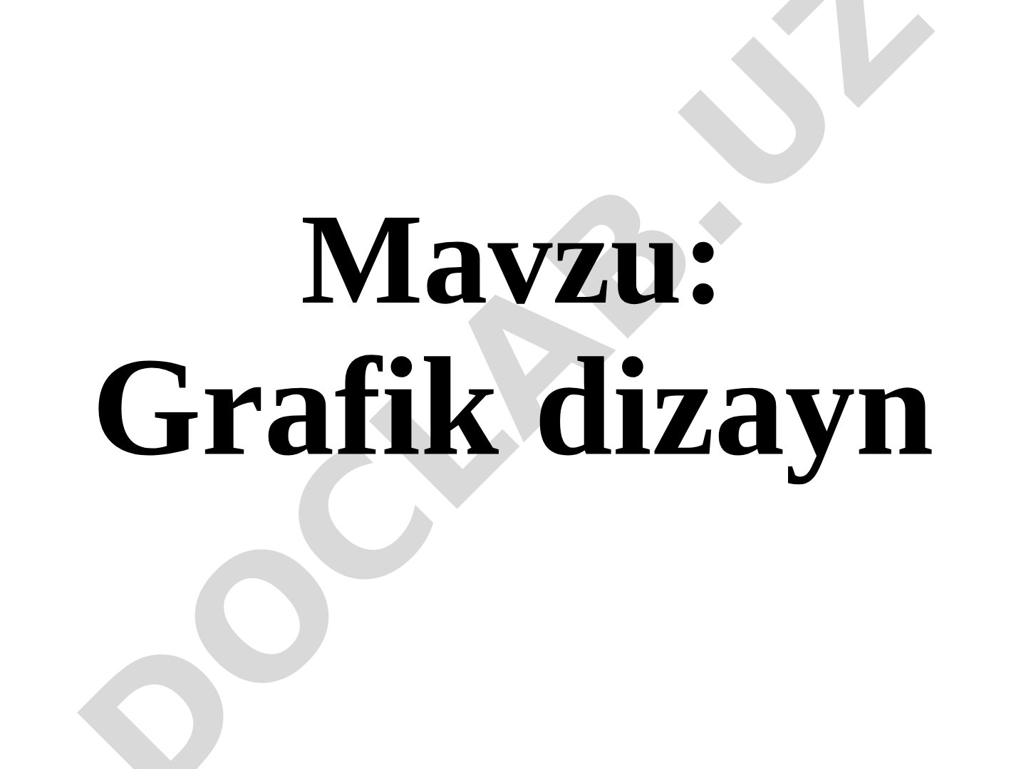 Grafik dizayn