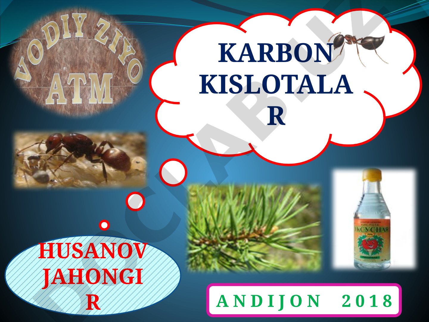 To’yingan monokarbon kislotalar va ularning hosilalari