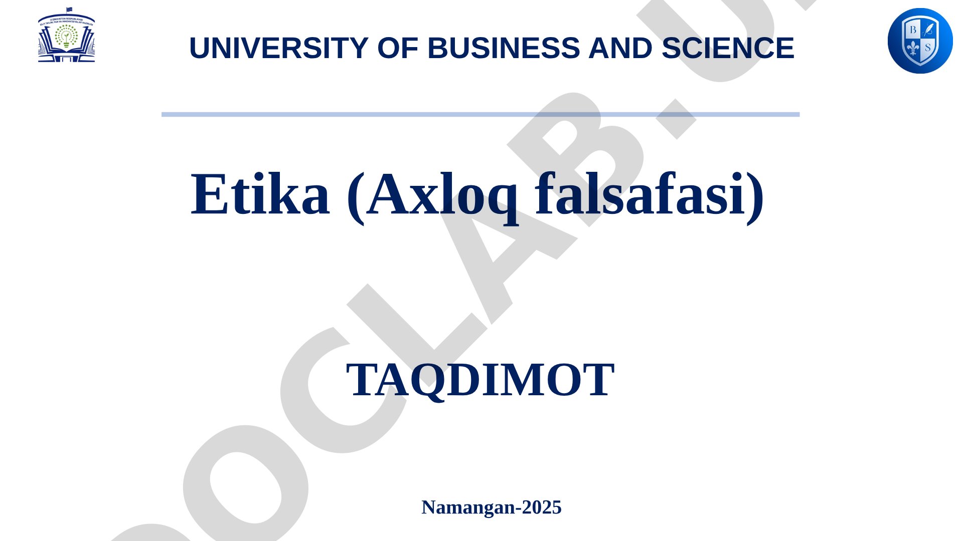 Axloqshunoslik (etika) fanining tadqiqot doirasi, ahamiyati va vazifalari yoritilgan