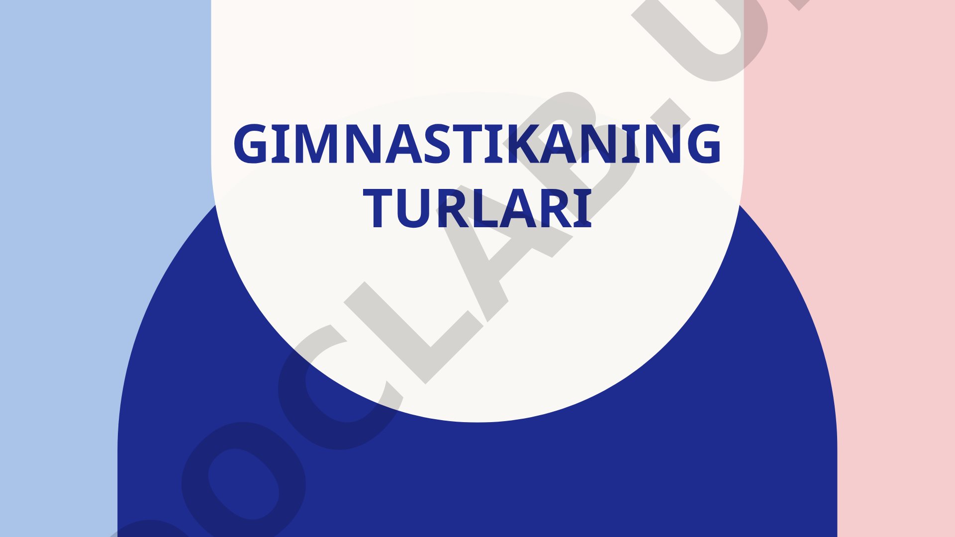 Gimnastikaning turlari