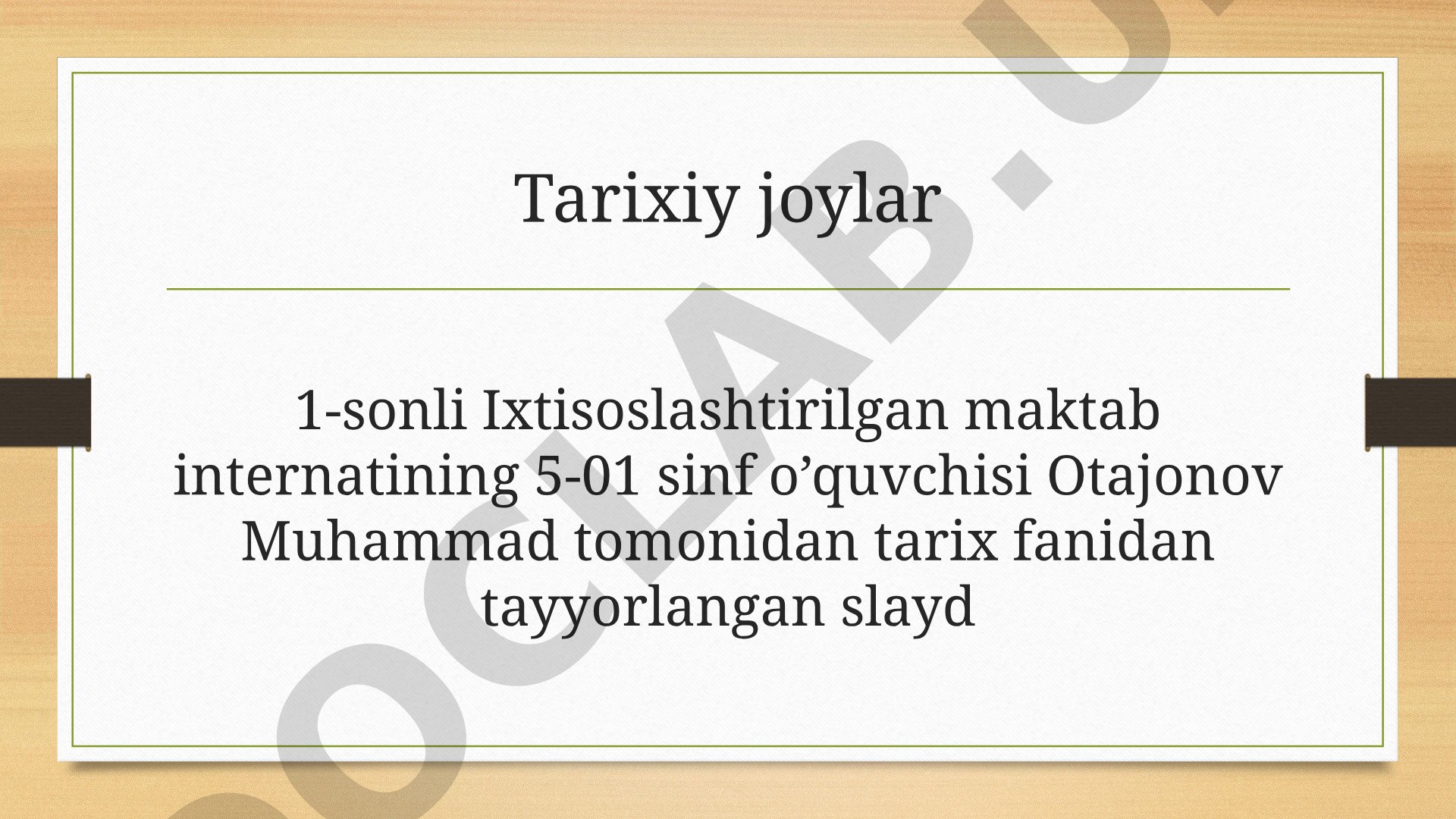 Xazrati Bob va Amir Temur haykali