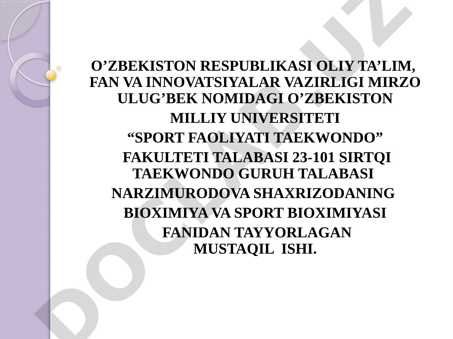 Immunitet tizimining biokimyoviy mexanizmlarini tavsiflang