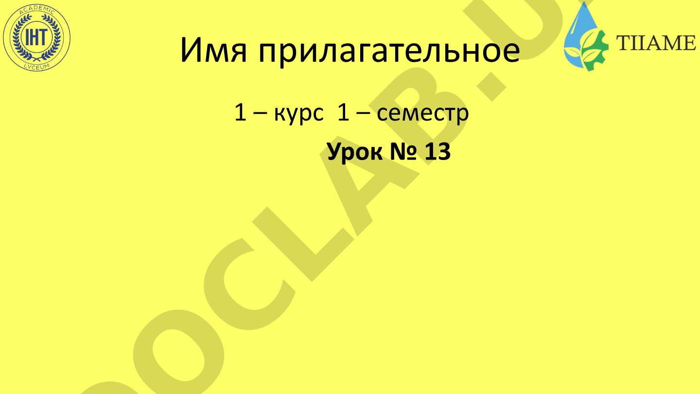 Имя прилагательное: качественные, относительные, притяжательные