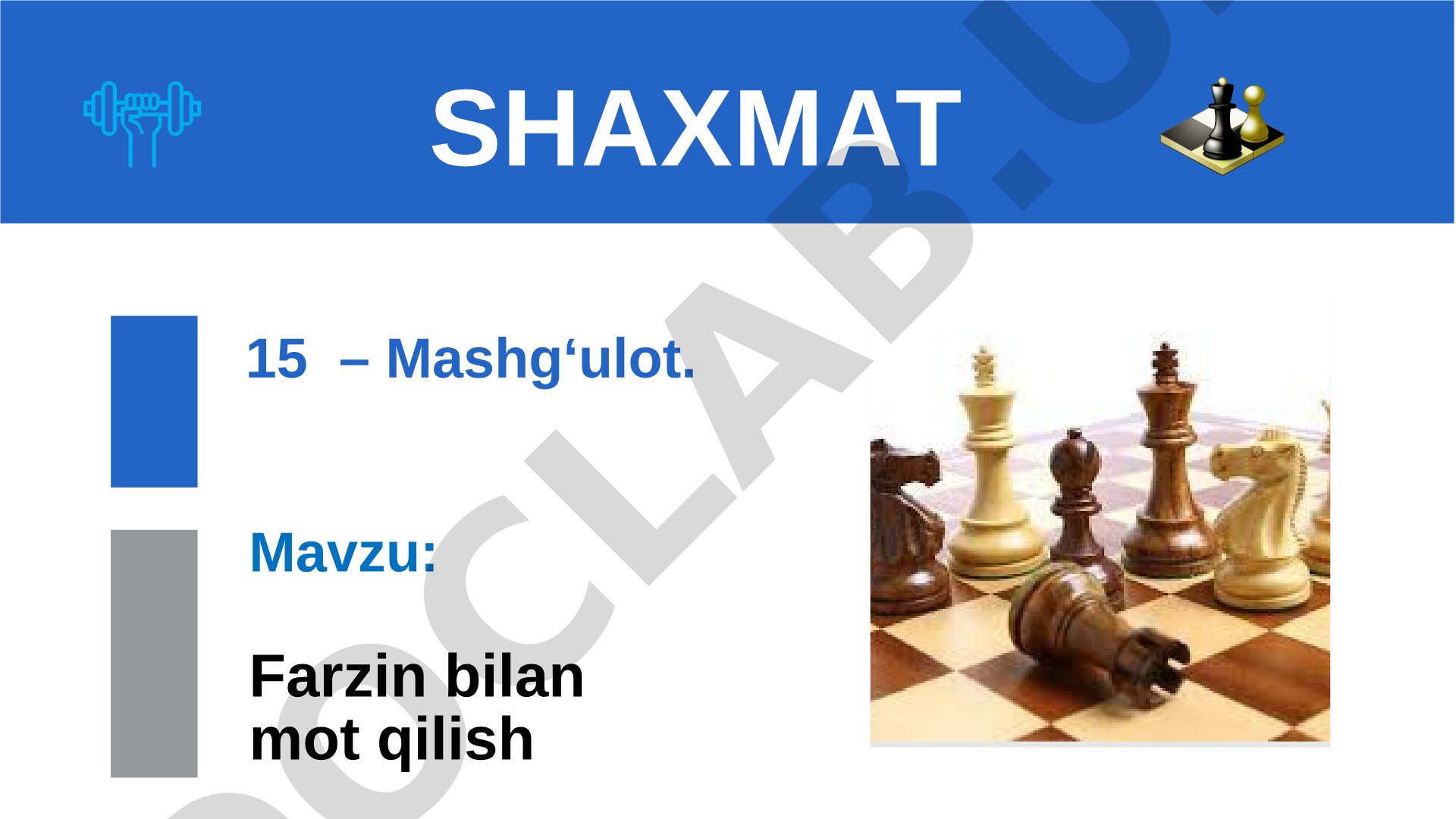 Farzin bilan mot qilish