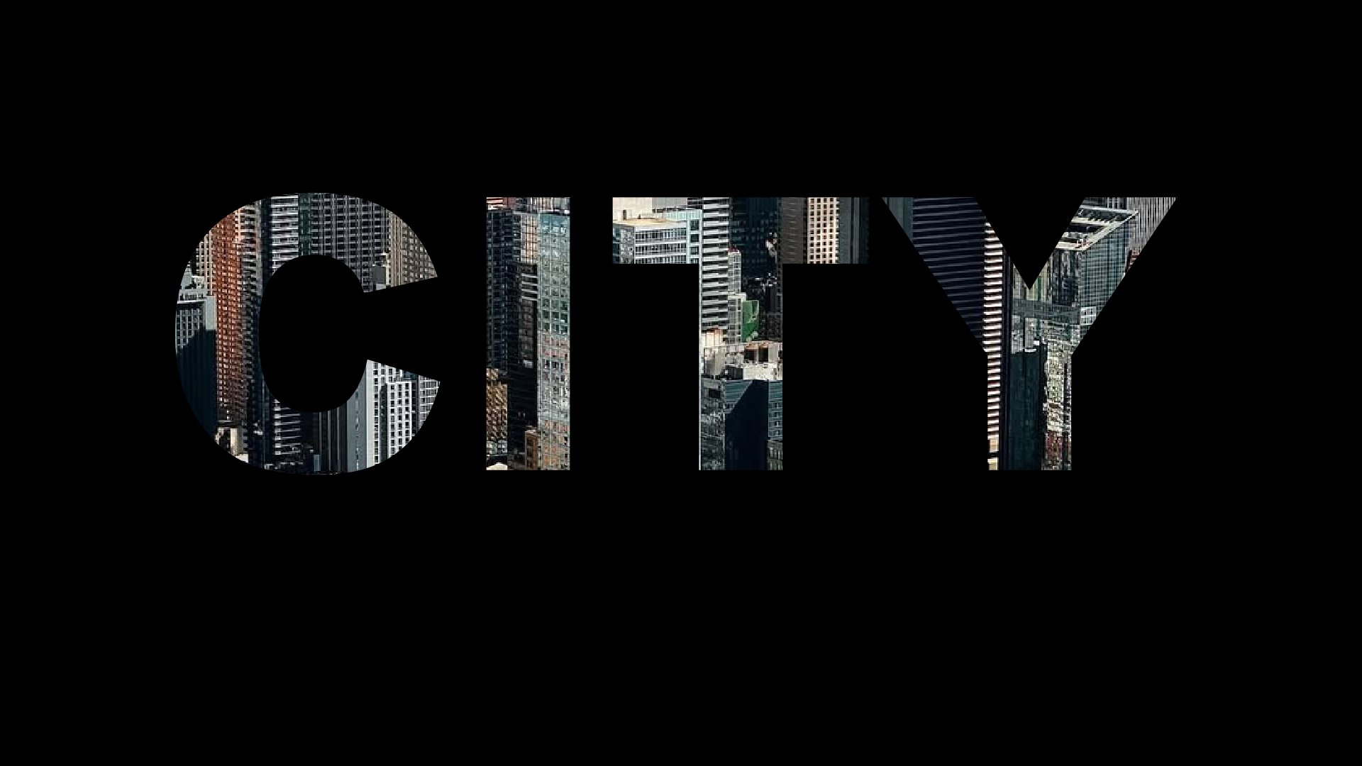 Presentation about a beautiful city center and New York as a popular destination