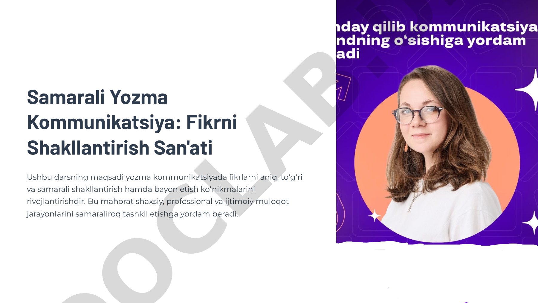 Samarali Yozma Kommunikatsiya: Fikrni Shakllantirish San'ati