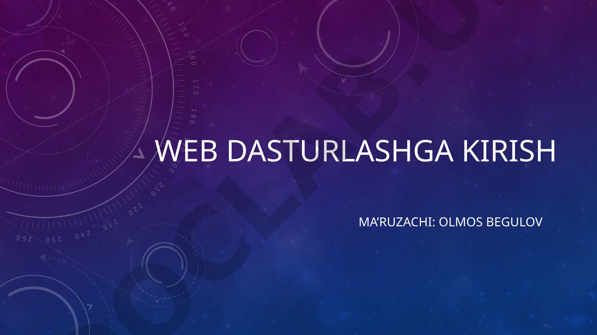 HTML5 ning yangi standartlari va ularning vazifalari