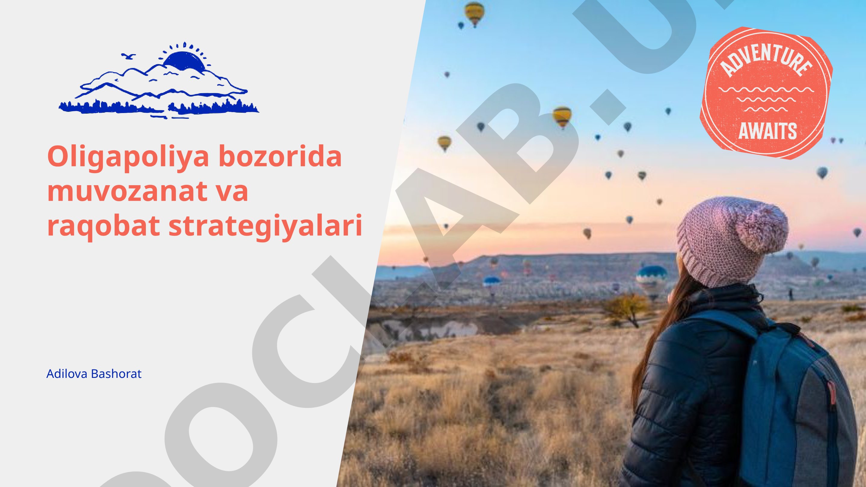 Oligopoliya bozorida muvozanat va raqobat strategiyalari