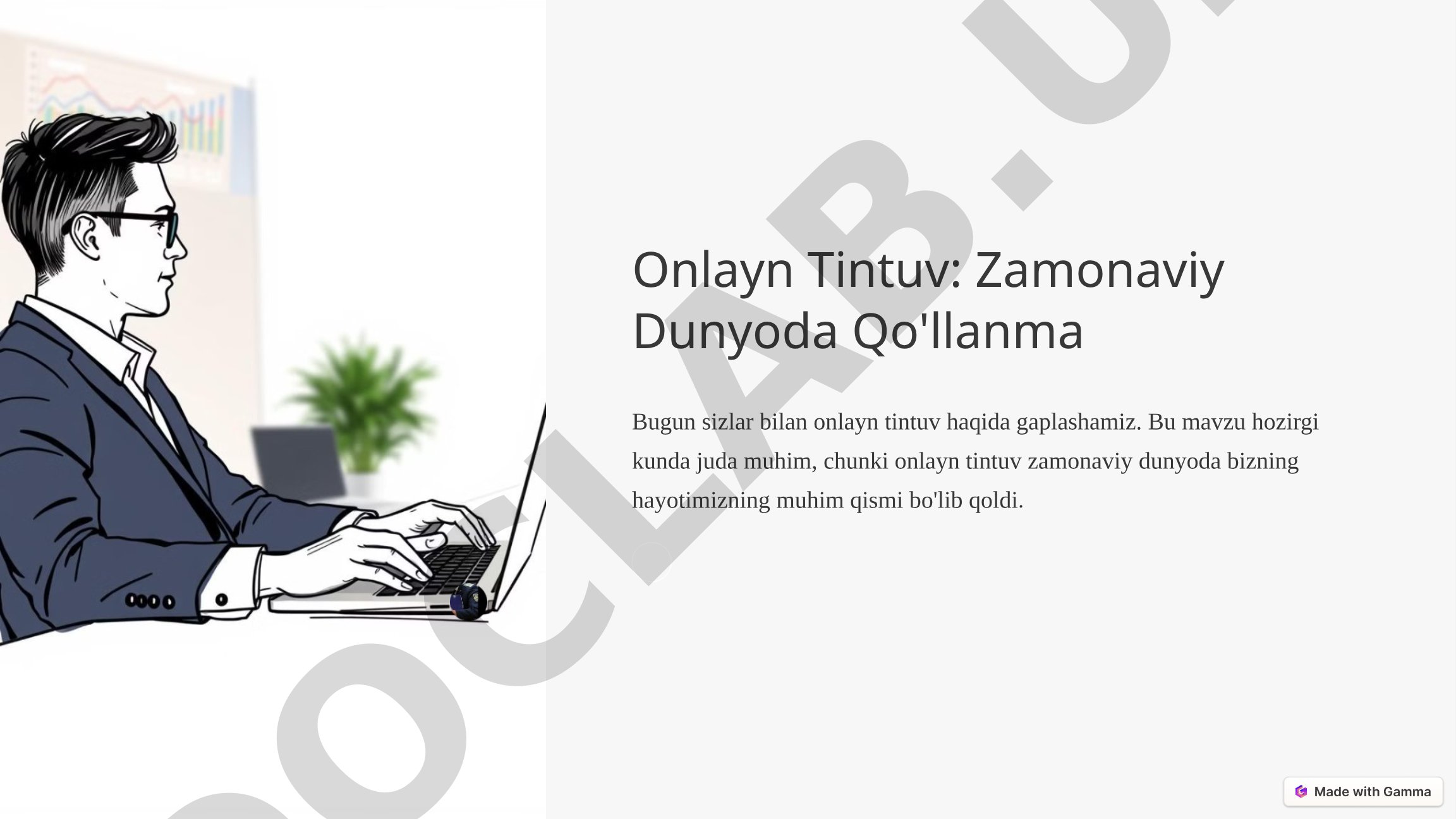 Onlayn Tintuv: Zamonaviy Dunyoda Qo'llanma