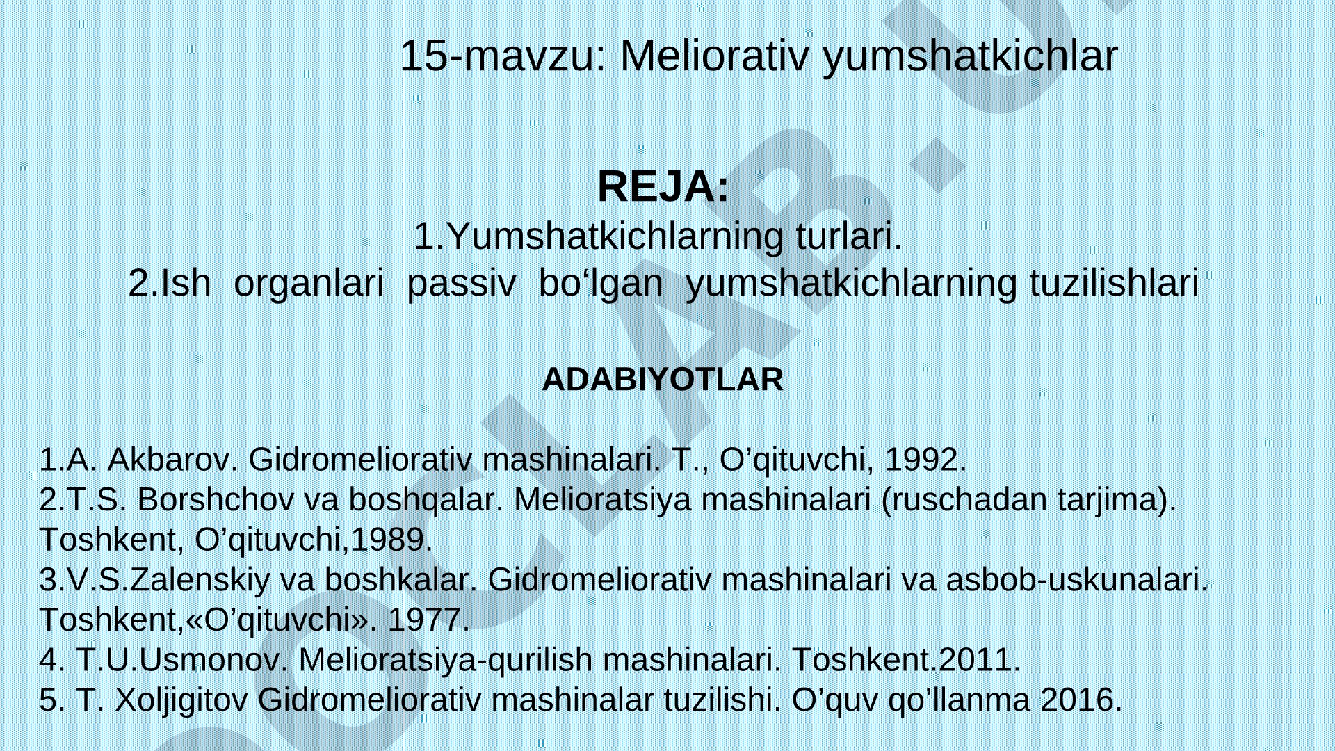 Meliorativ yumshatkichlar