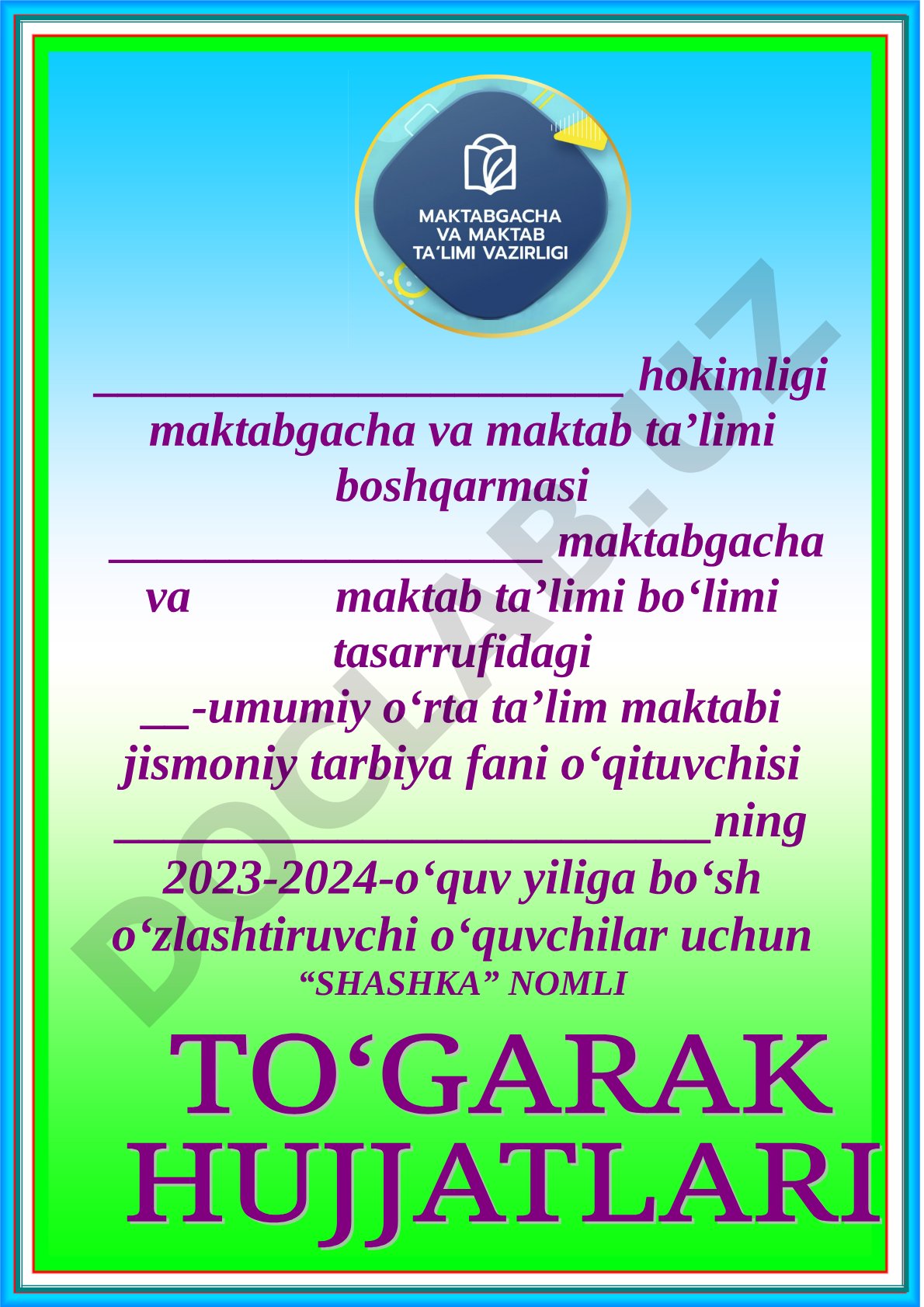 Shashka to'garagi a'zolari ro'yxati va mashg'ulotlar jadvali