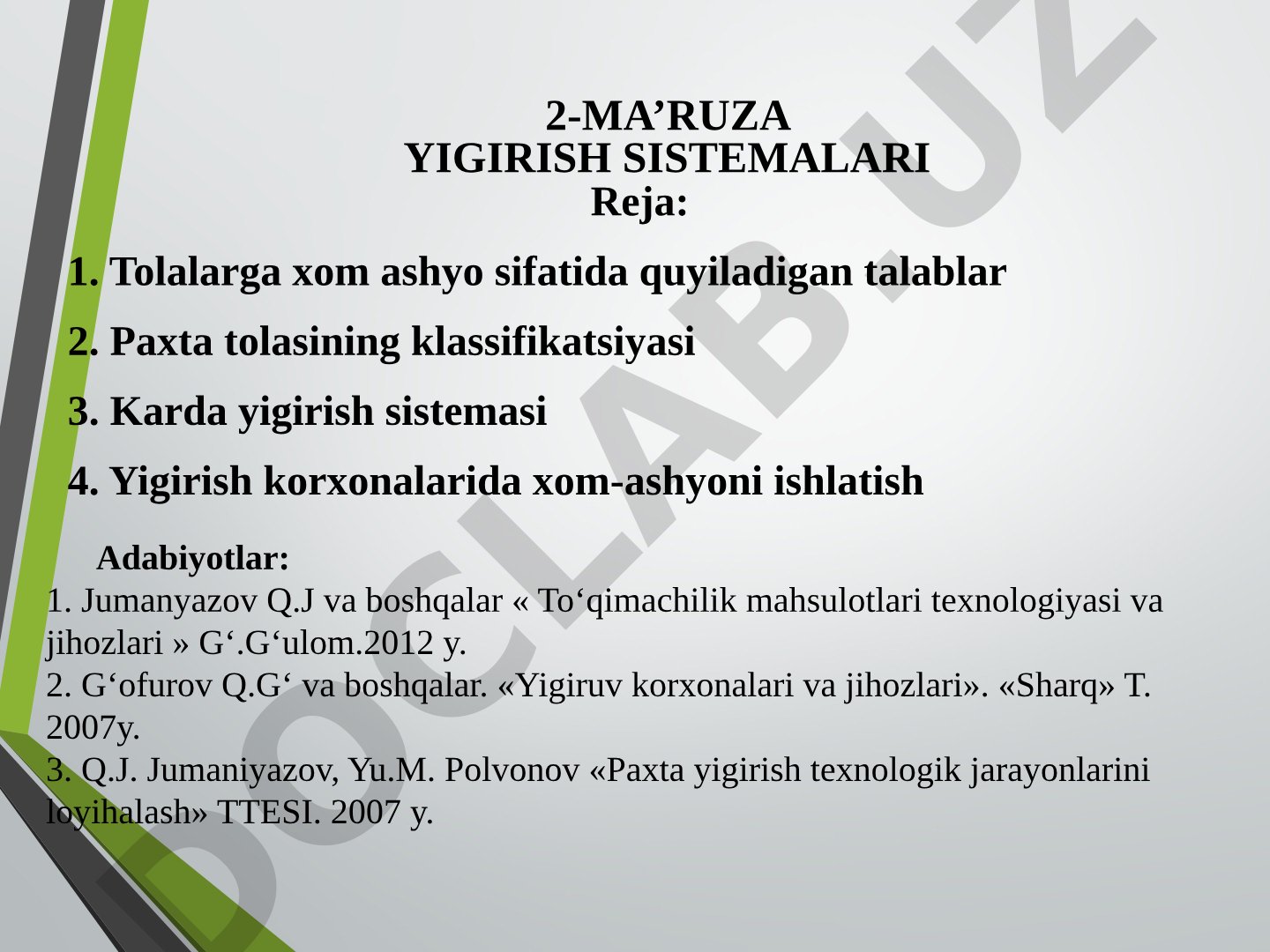 Yigirish sistemalari