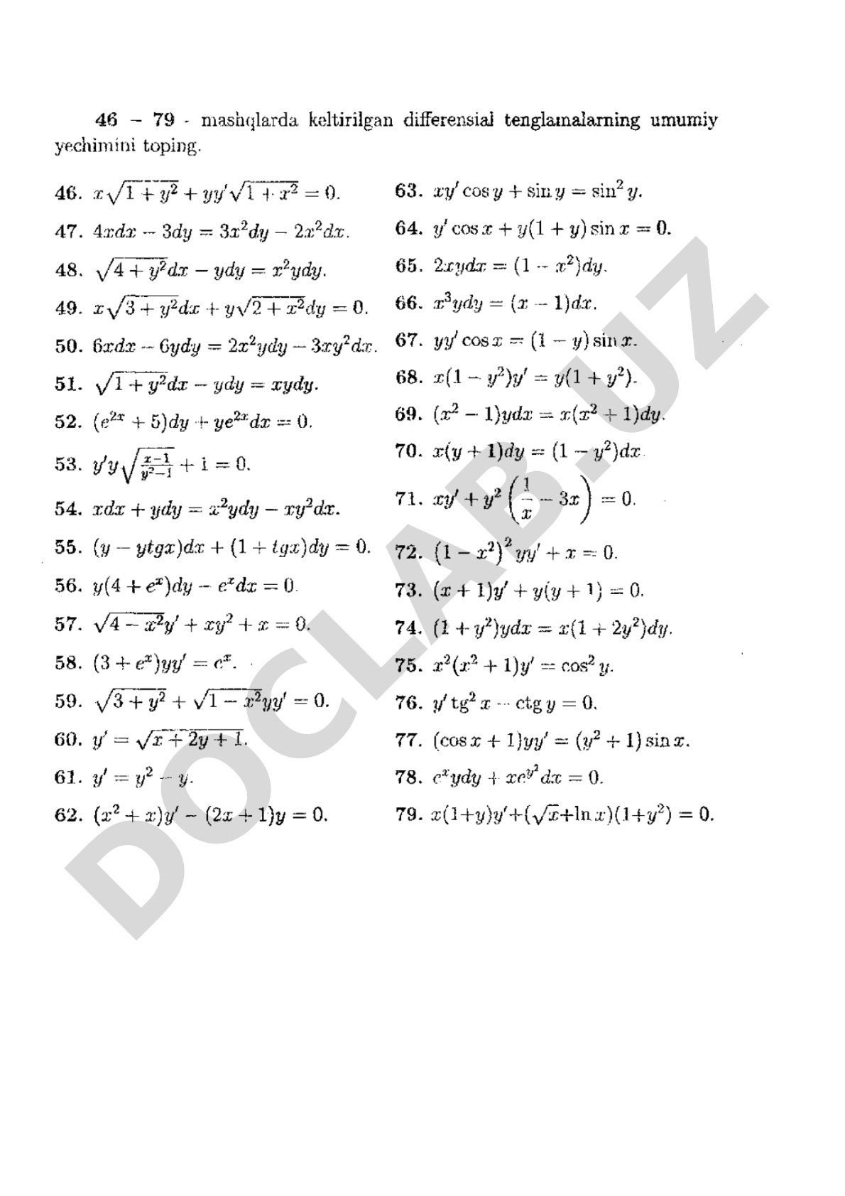 ildiz test