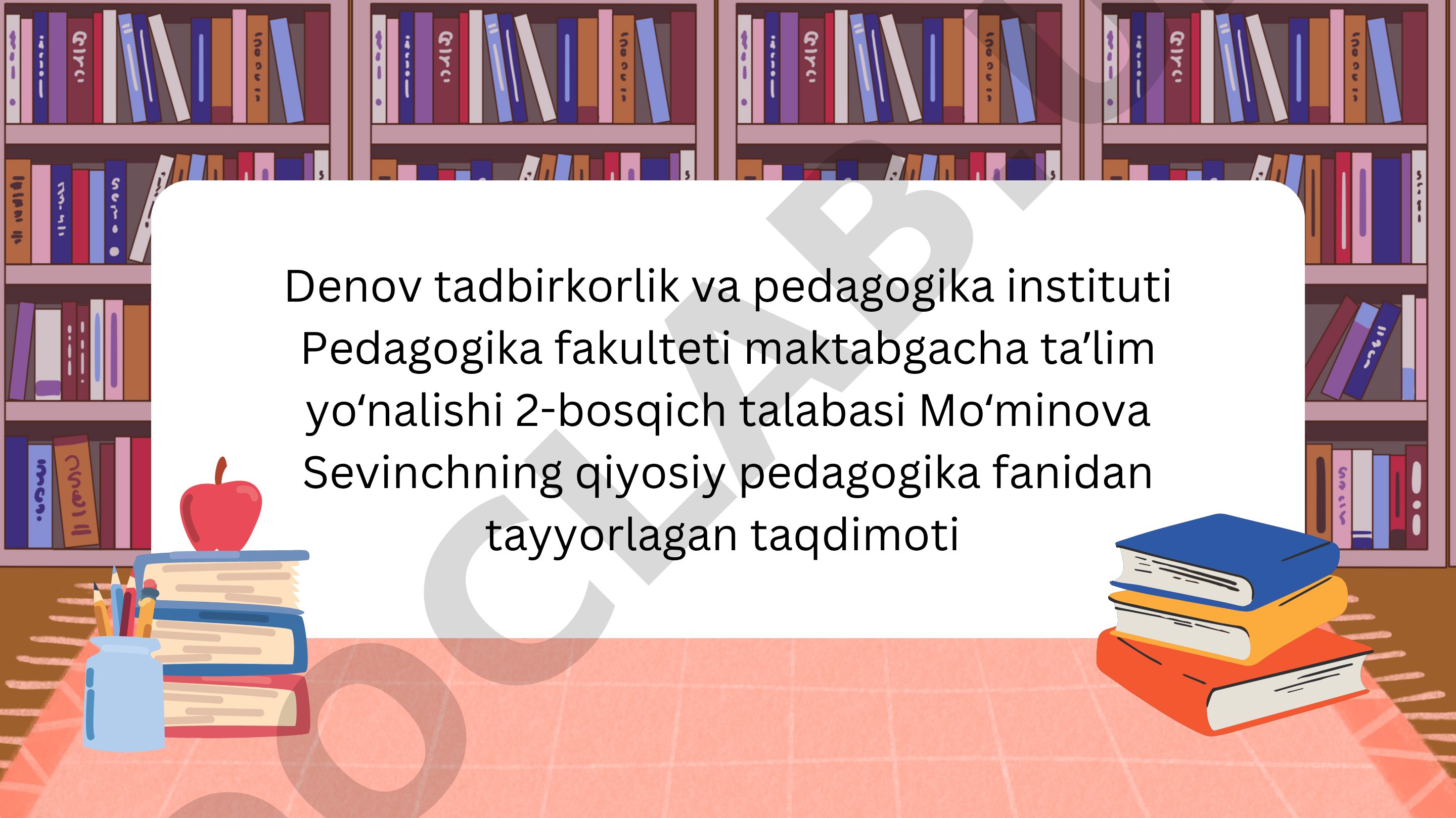 Oʻzbekiston va MDH davlatlari maktabgacha ta’lim tizimi taqqoslanishi