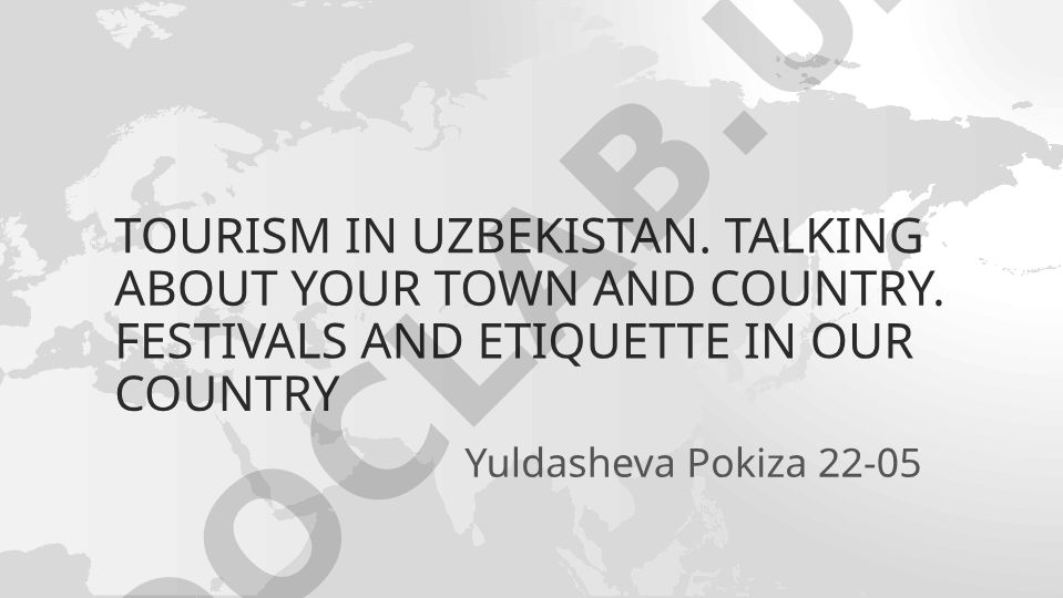 Tourism in Uzbekistan: Tashkent landmarks and cultural attractions