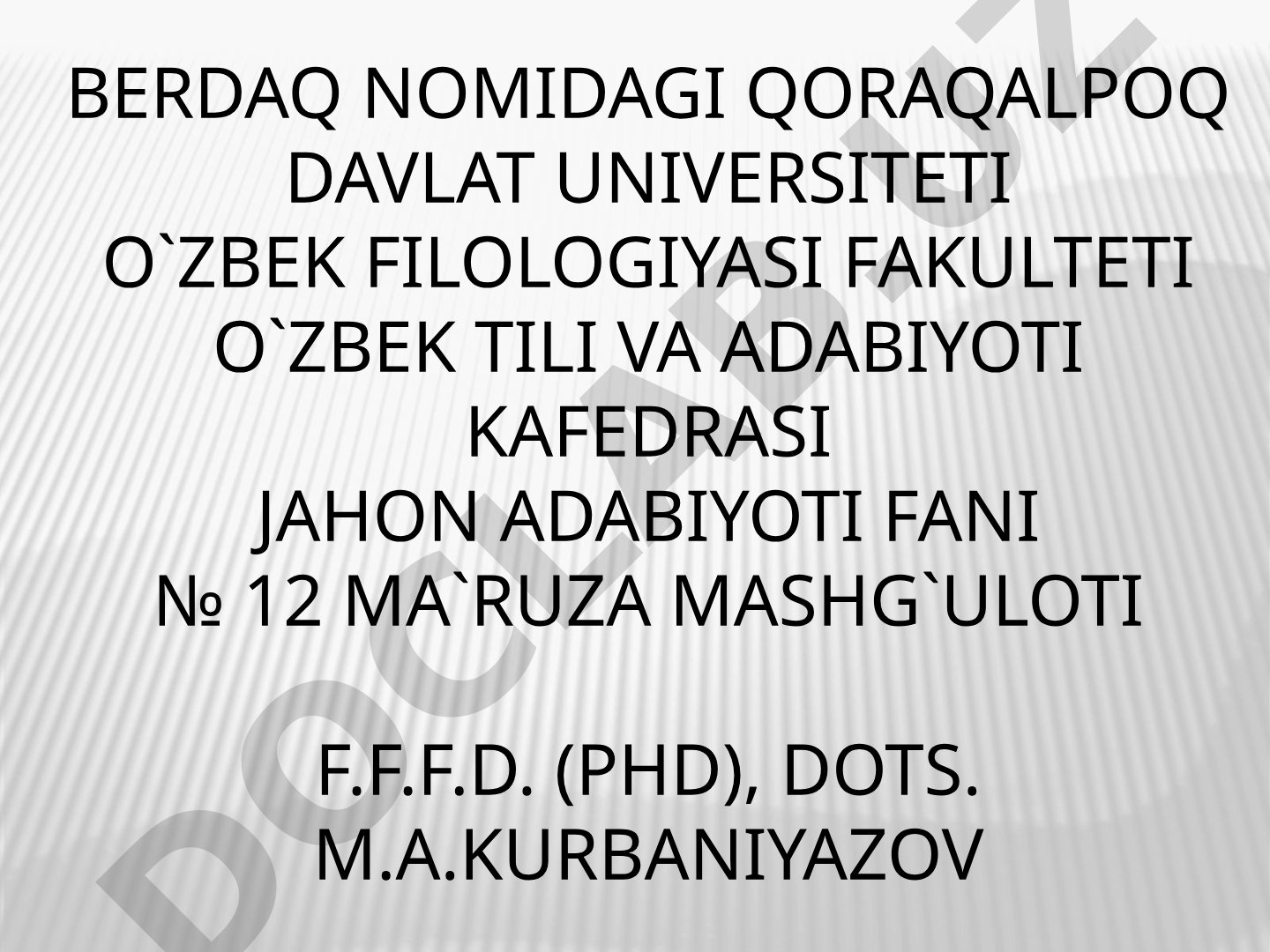 Realizm estetikasi va naturalizm. Jahon modernizm adabiyoti