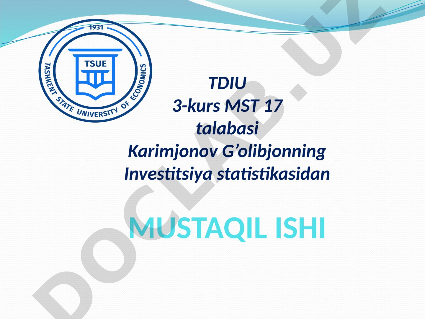Kapital qo‘yilmalar dinamikasini o‘rganish usullari