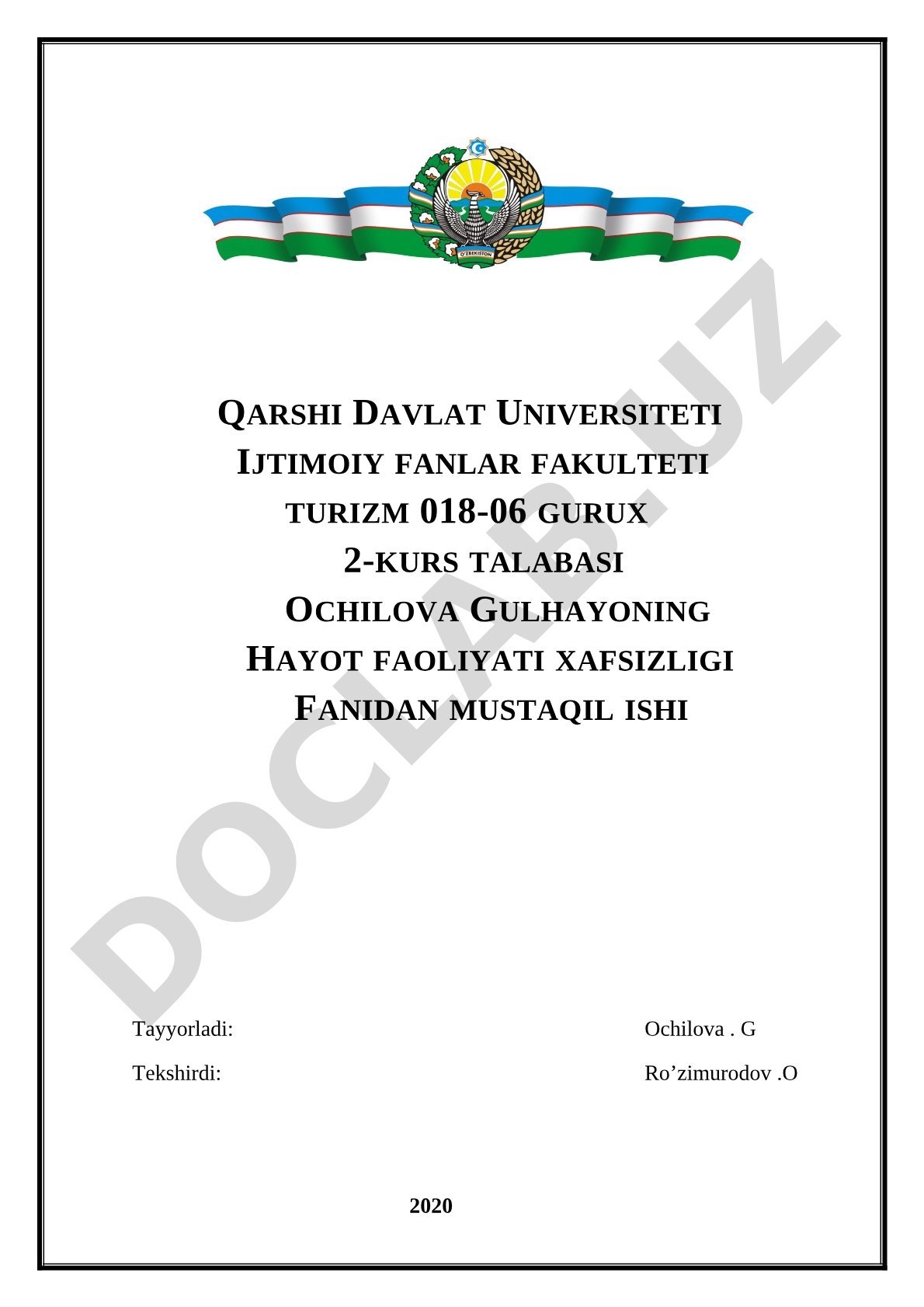 Terrorizmga qarshi kurash to'g'risidagi qonun bandlarini o'rganish