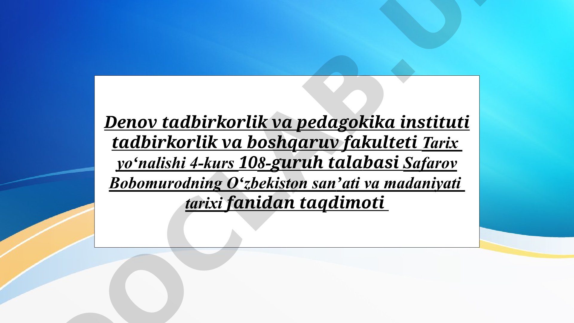 Oʻzbekiston sanʼatida ayol ijodkorlarining roʻli