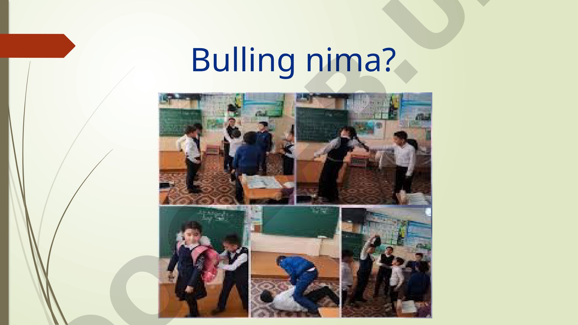 Bulling: zo'ravonlik tushunchasi va ota-onalarga maslahatlar