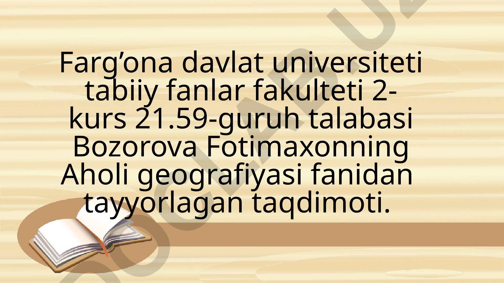 Aholining iqtisodiy, ma'lumotlilik va ijtimoiy tarkibi