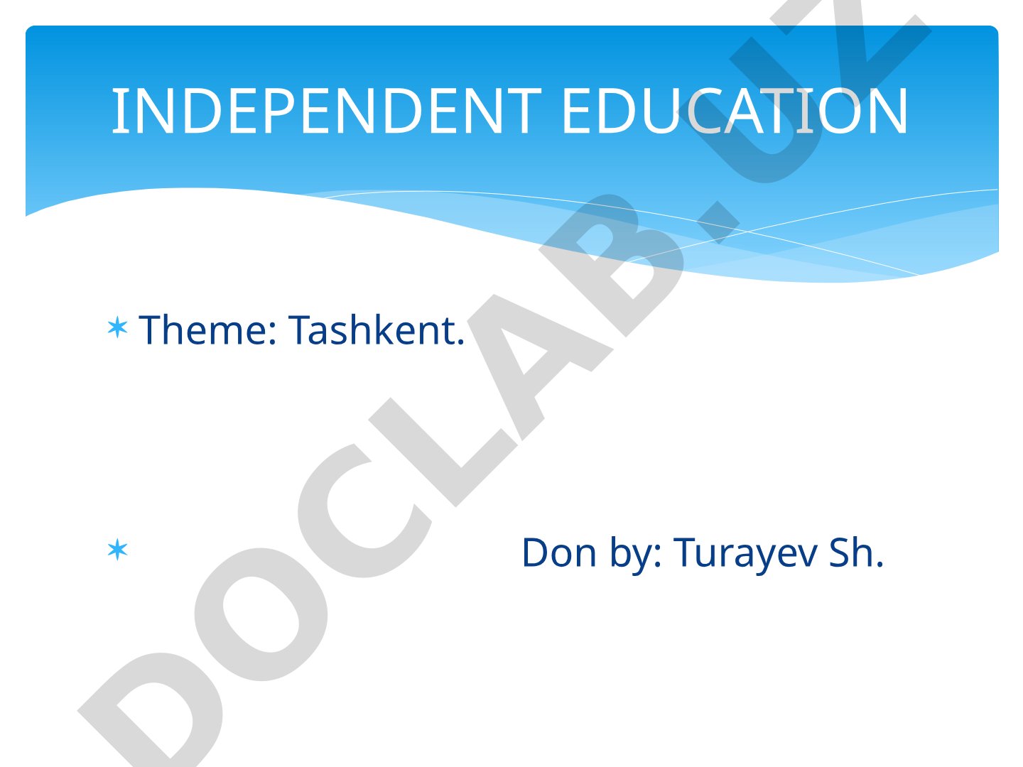 Tashkent