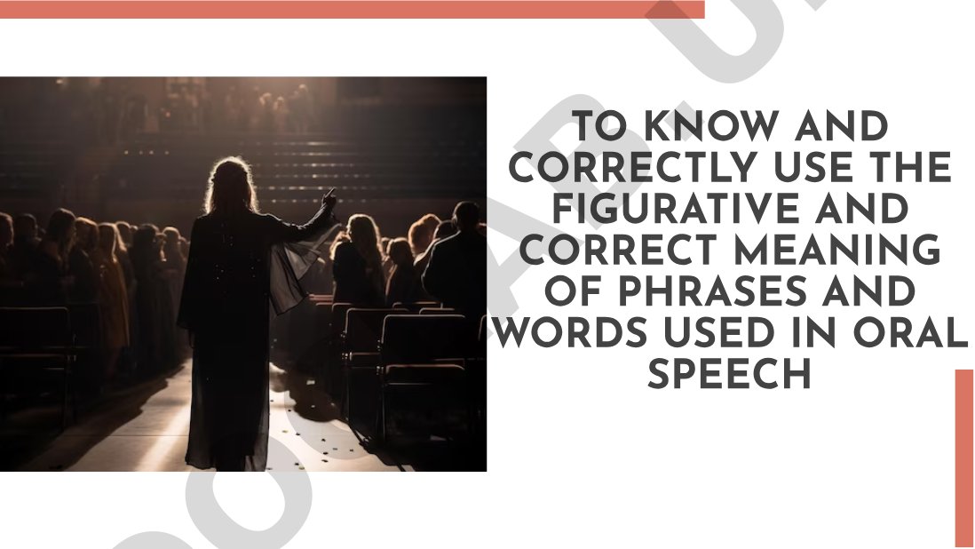Figurative Language in Oral Speech