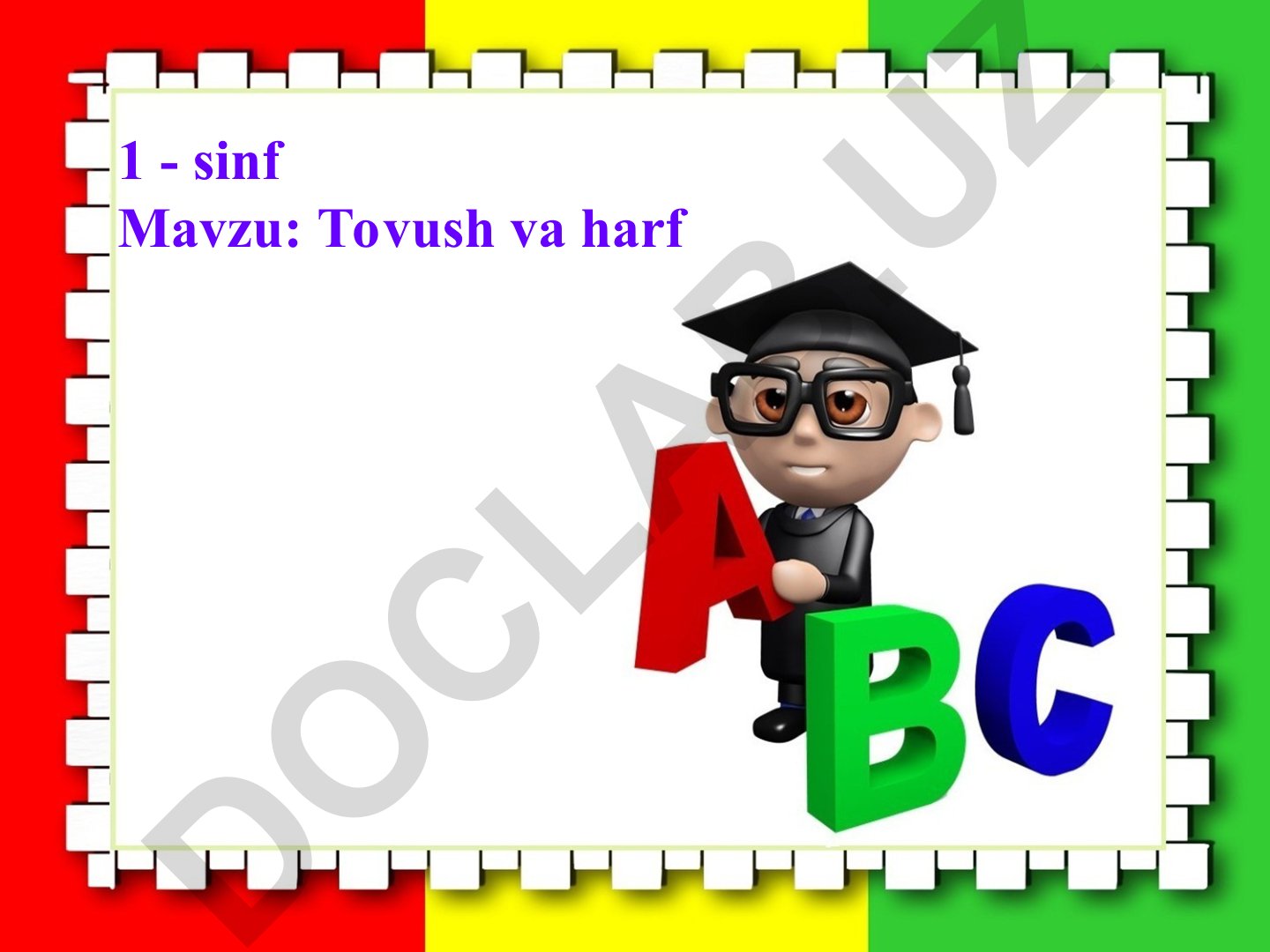 Tovush va harf