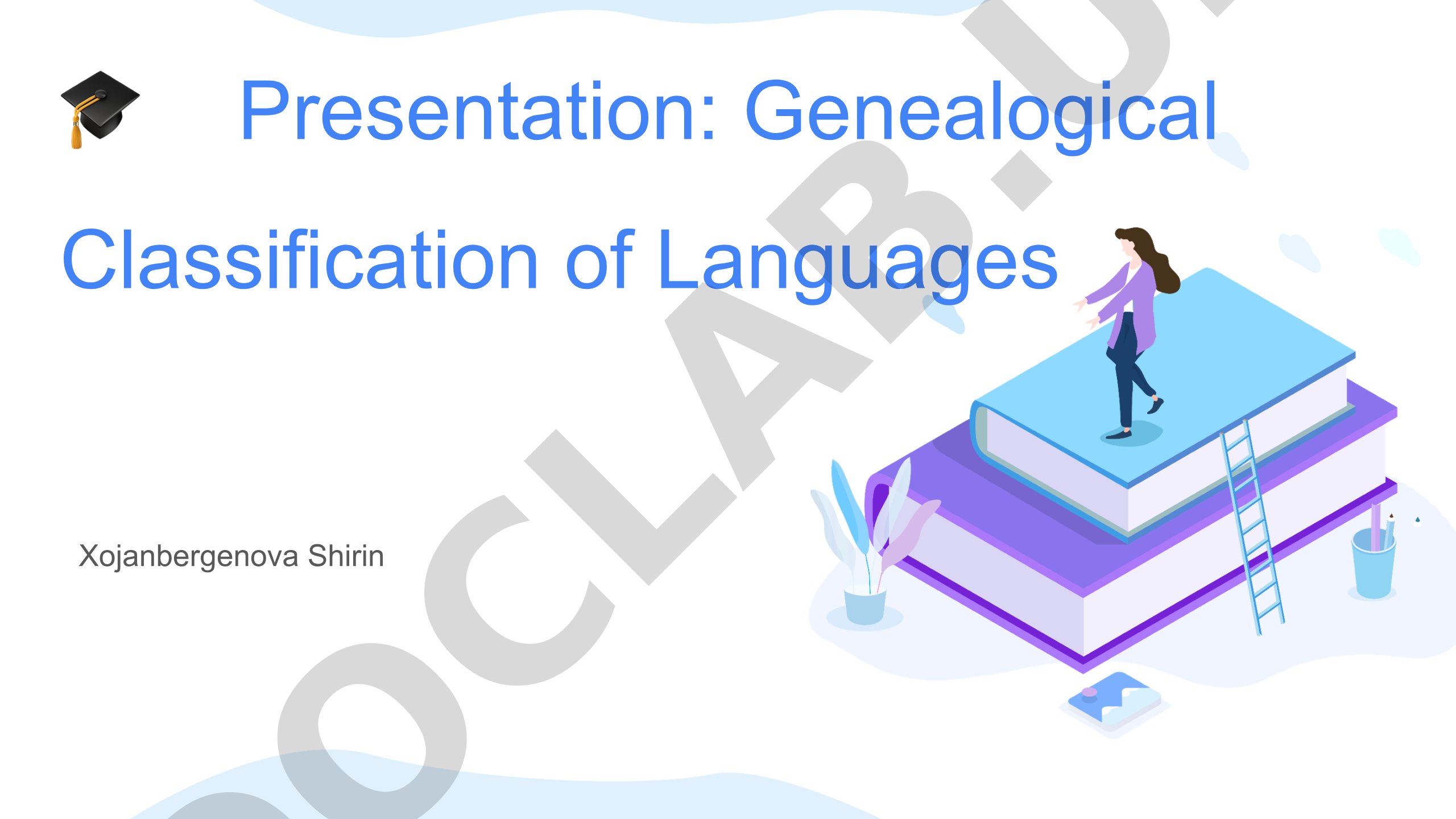 Genealogical Classification of Languages