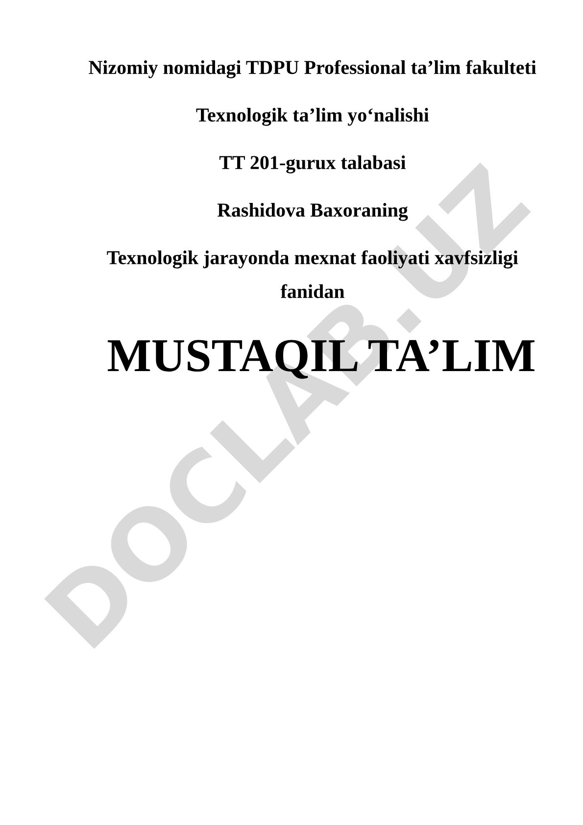Gidromitrologik tabiiy ofatlar