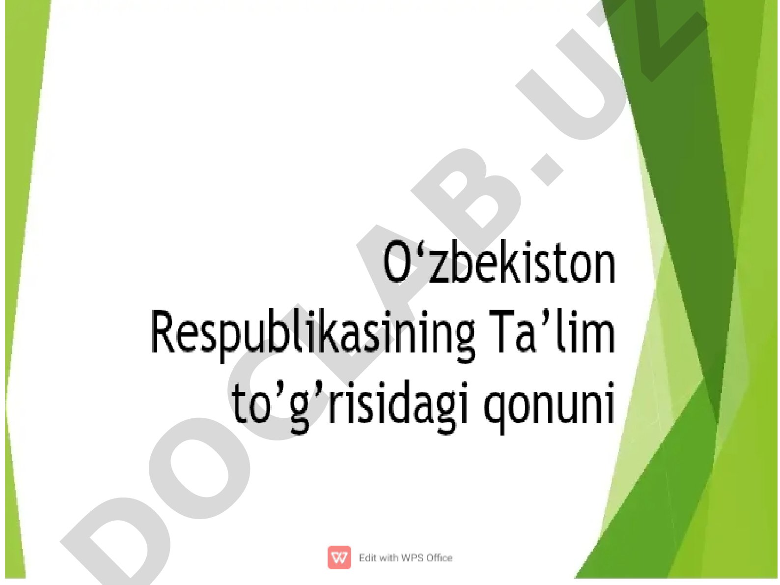 Metadata yaratish qoidalari