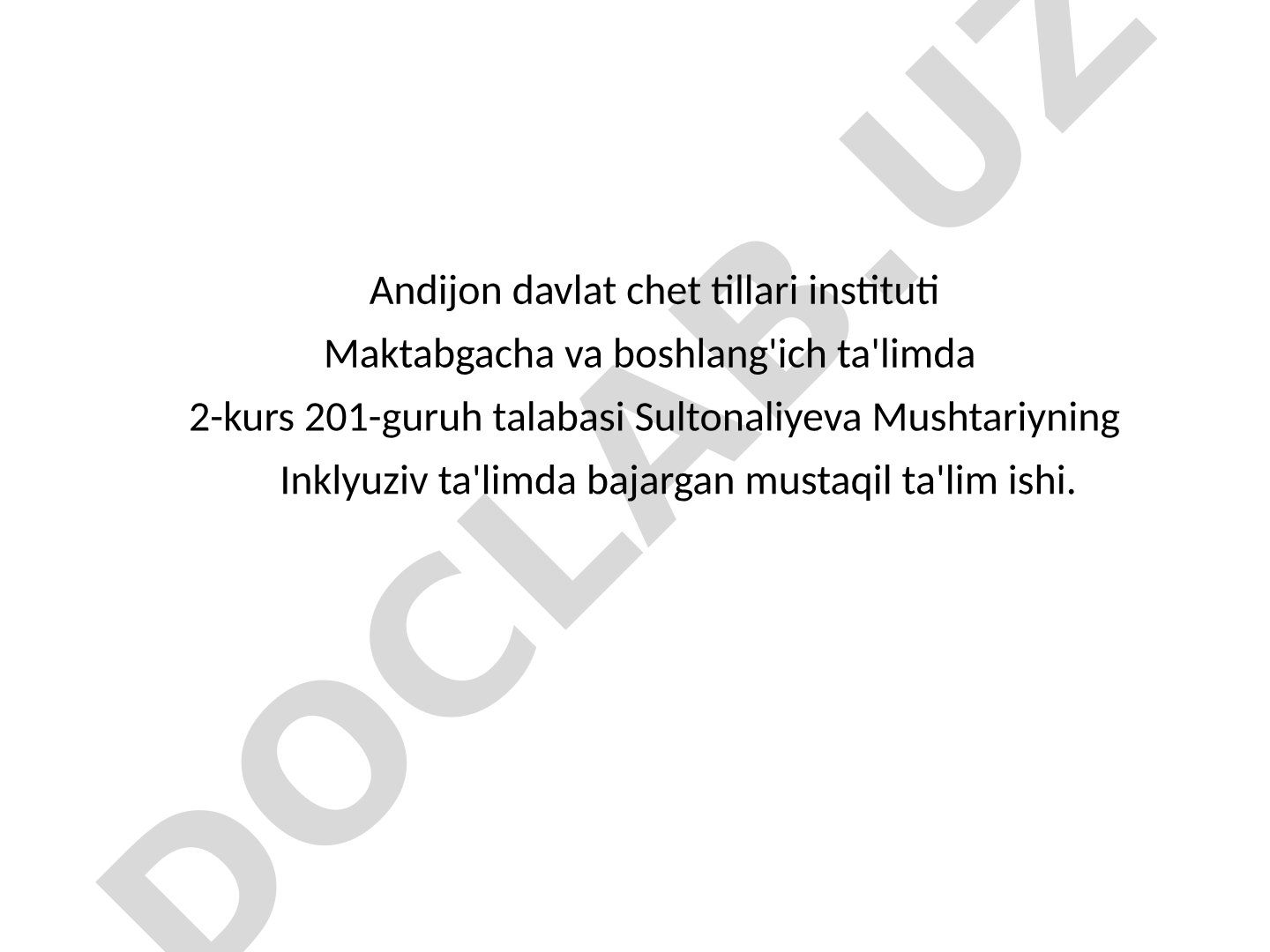 Ko'rishda, eshitishda va yengil darajadagi aqliy rivojlanishda muammosi boʻlgan bolalar