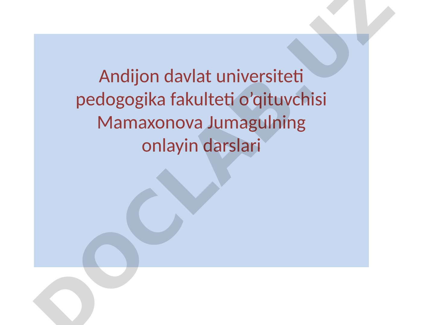 Tabiat bilan tanishtirish mashg’ulotlarini tashkil etishga oid reja tuzish tamoyillari