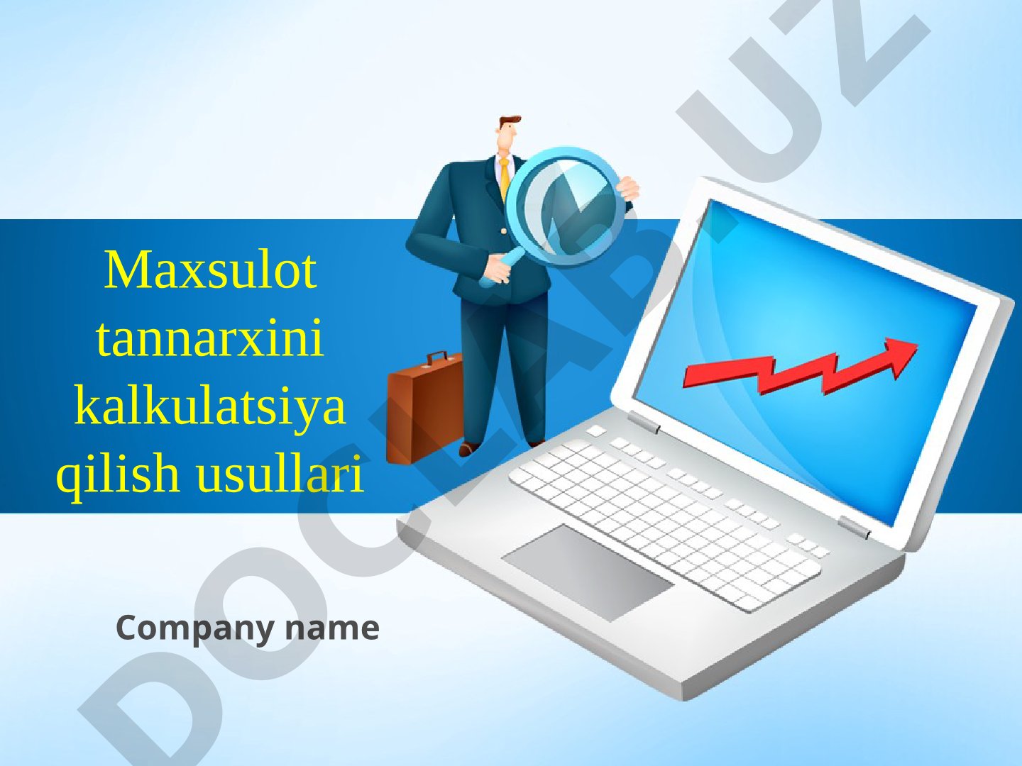 Maxsulot tannarxini kalkulatsiya qilish usullari