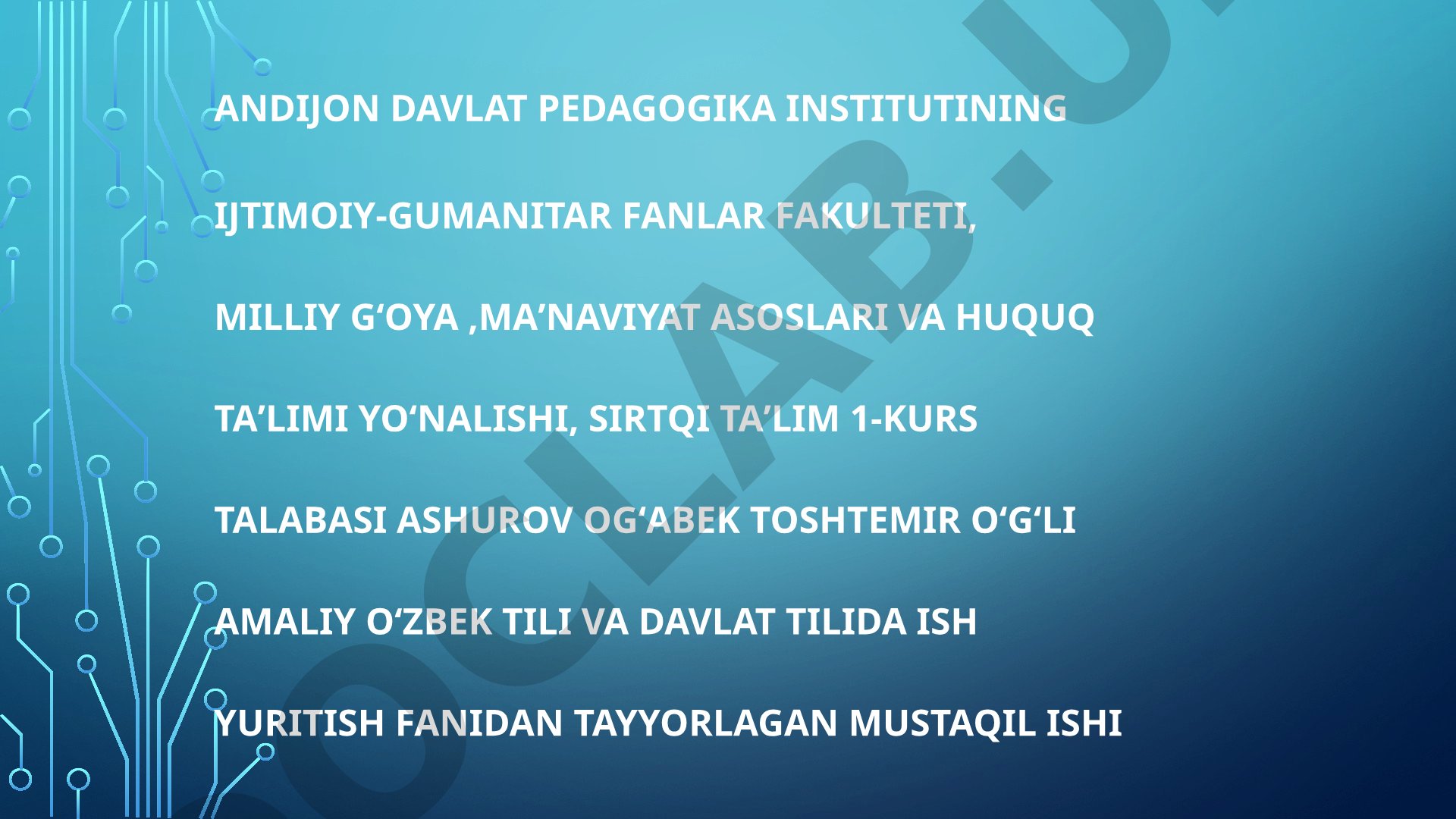PowerPoint dasturida slaydlar yaratish usullari
