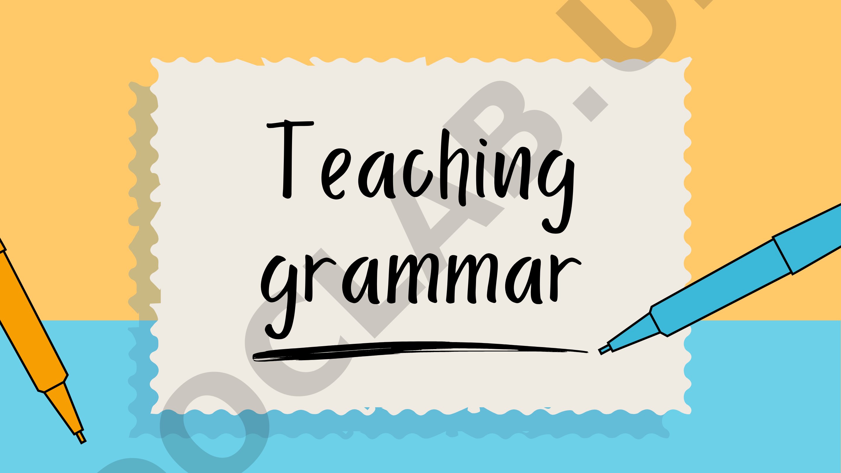 This document explains the importance of grammar and teaching approaches